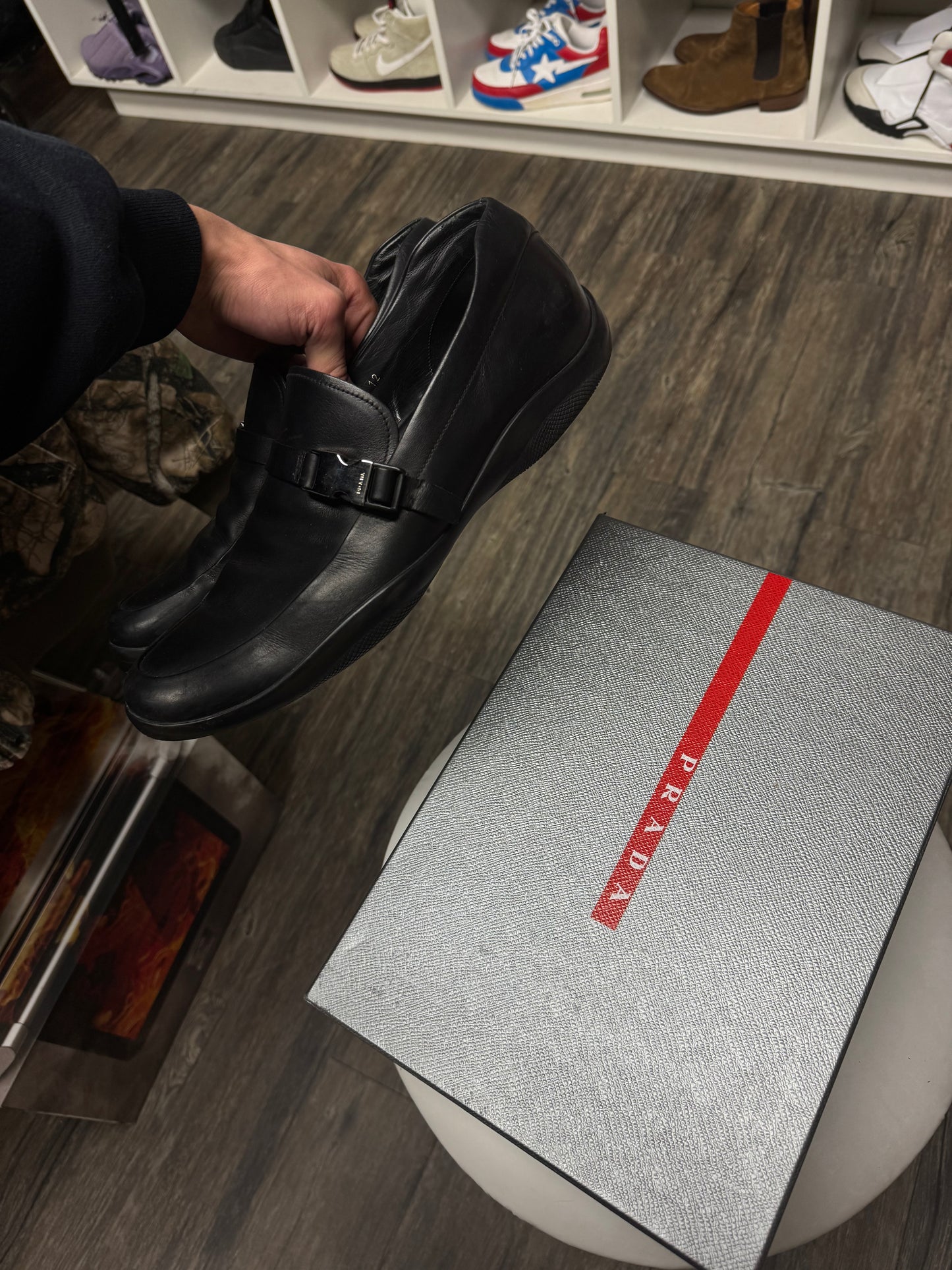 PRADA BUCKLE LOAFERS (12)