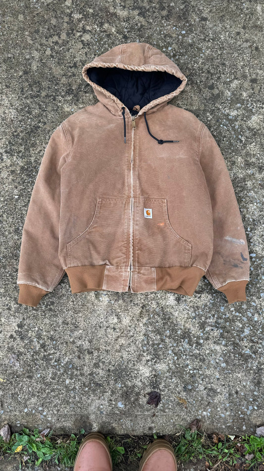 CARHARTT FADED ZIP UP JACKET (M)