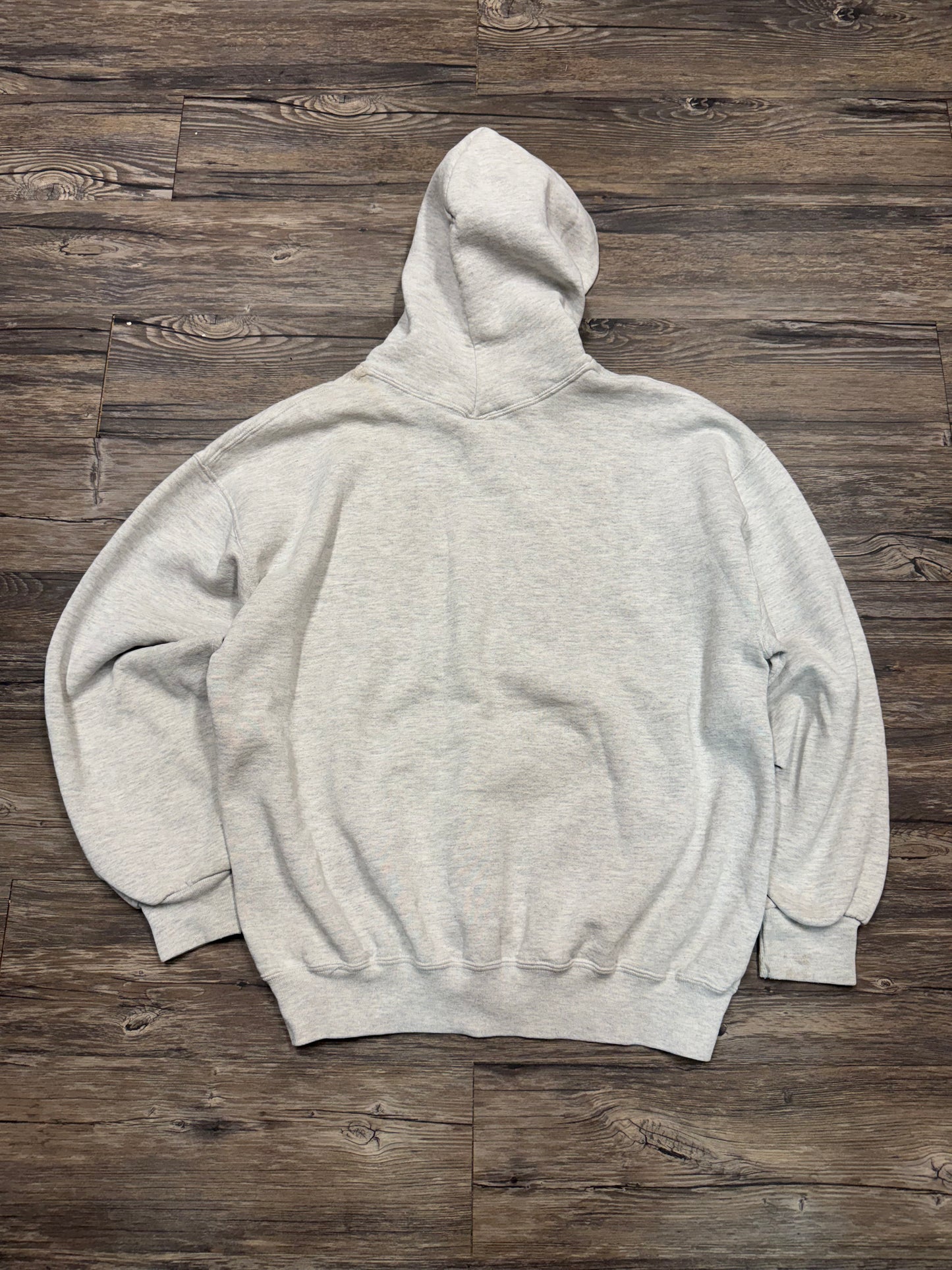 VINTAGE GREY RUSSELL BLANK HOODIE (XL)