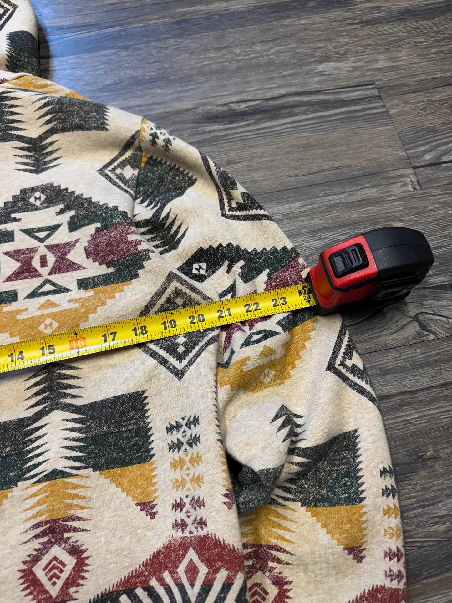 RALPH LAUREN DENIM & SUPPLY SOUTHWESTERN AMERICAN AZTEC HOODIE (M)