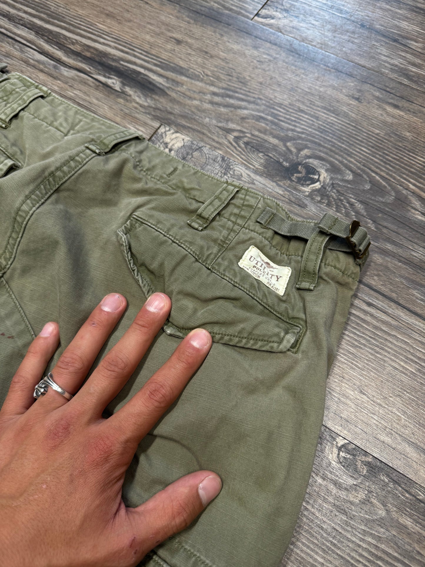 POLO RALPH LAUREN MILITARY CARGO PANTS (28)