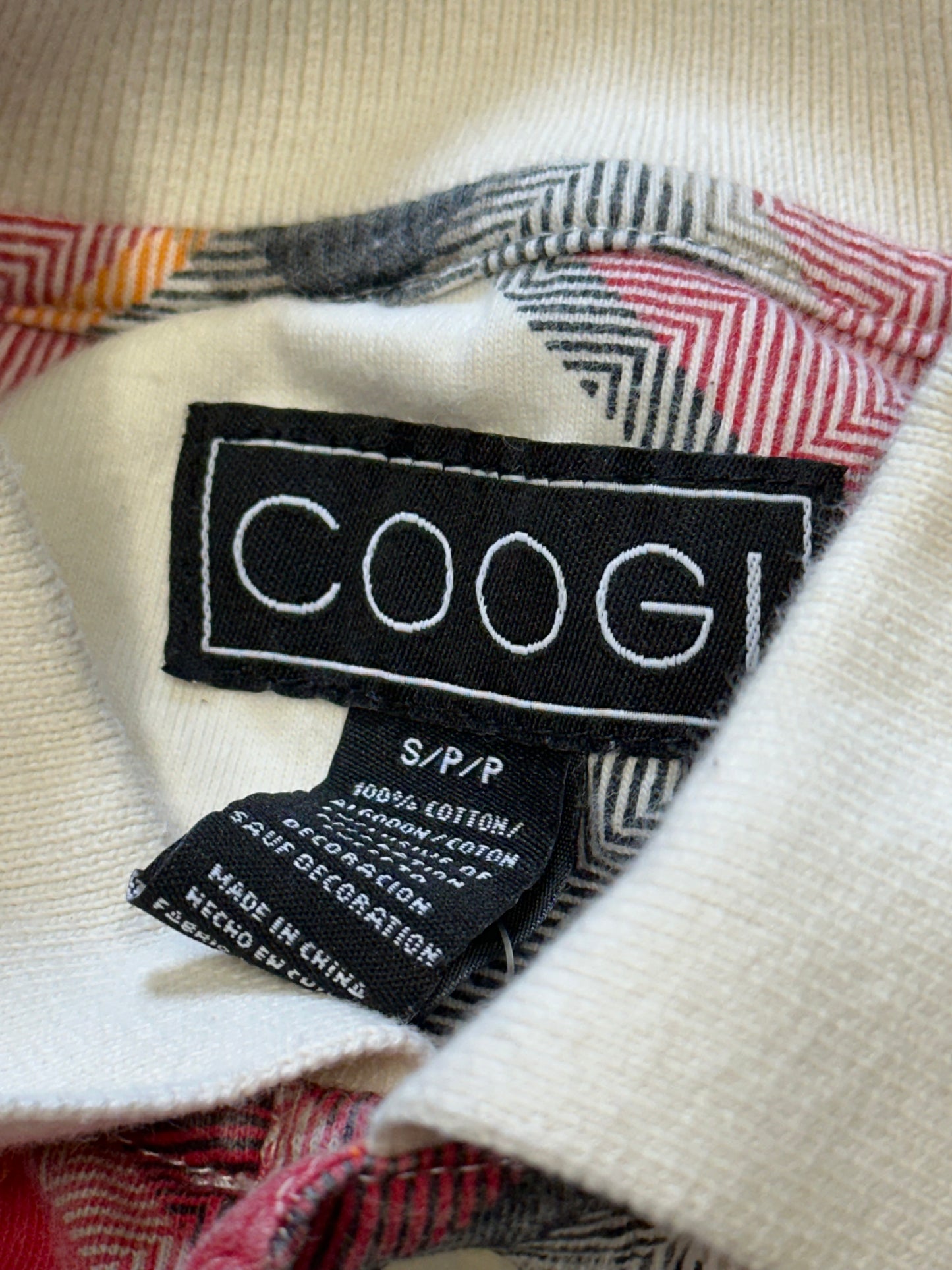 COOGI PLAID LONG SLEEVE (SMALL)