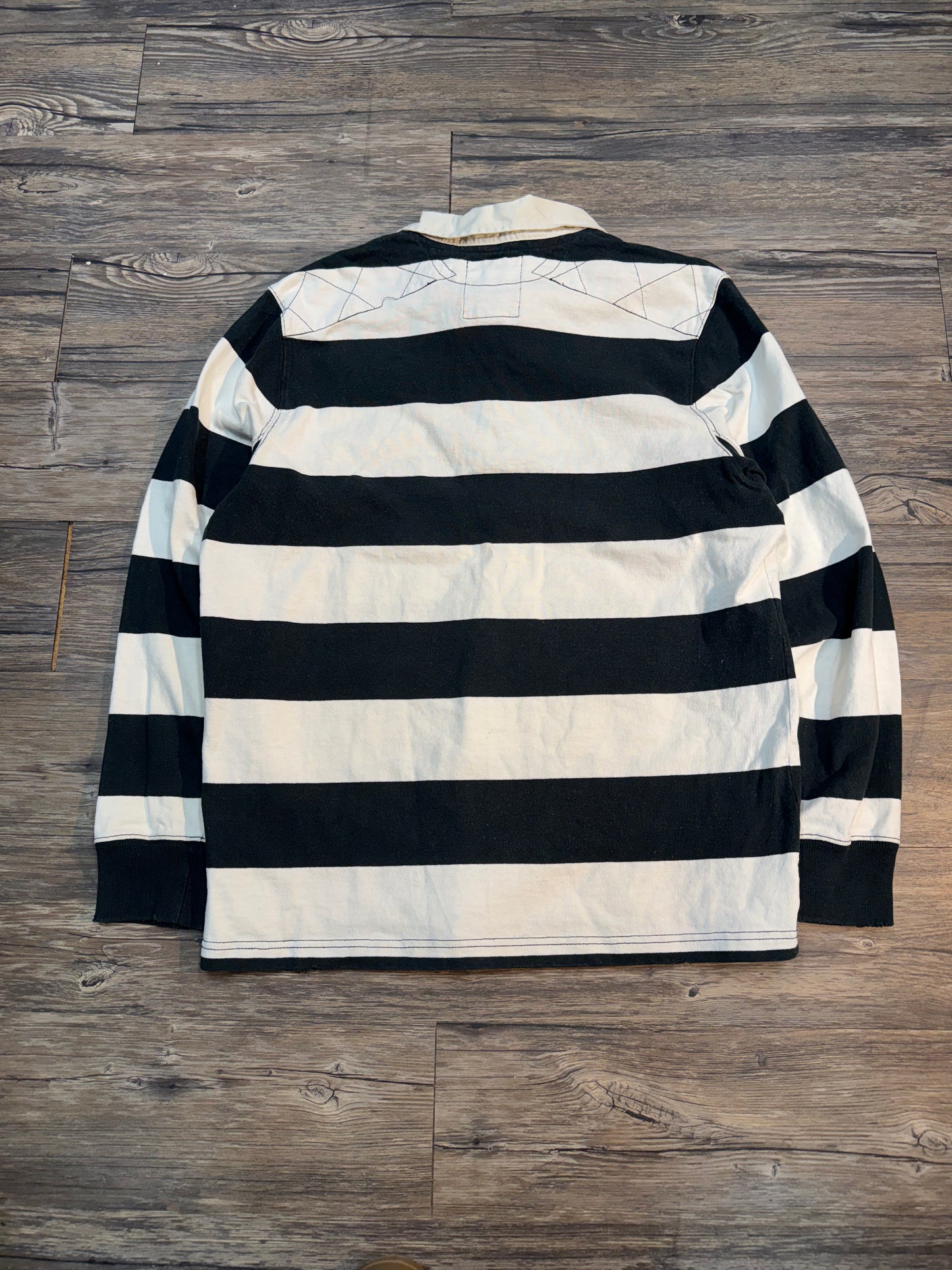 VINTAGE RALPH LAUREN STRIPED RUGBY POLO (L)