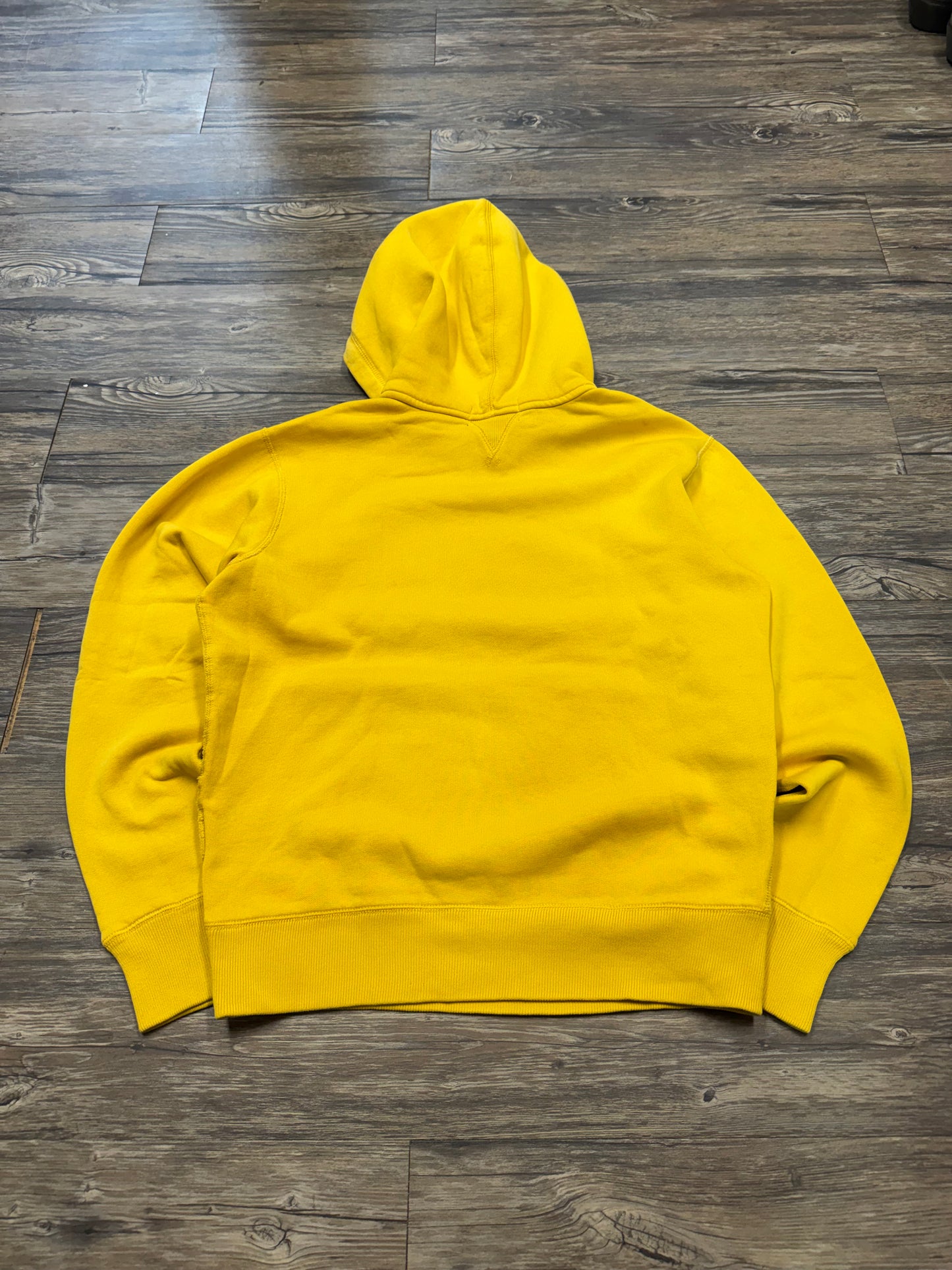 DOUBLE RL VINTAGE RUGBY NECK HOODIE (M)