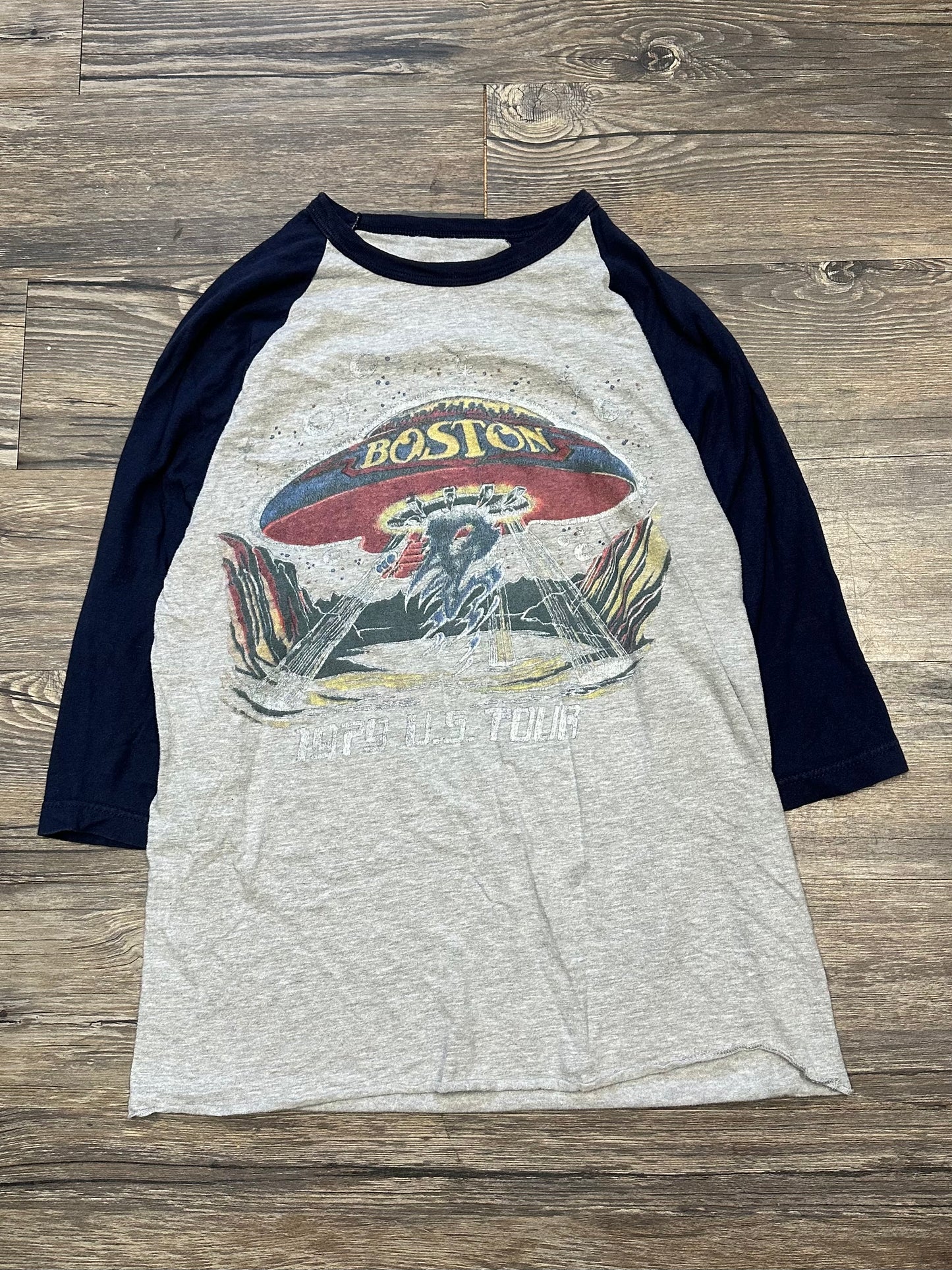 90’s BOSTON GRAPHIC T-SHIRT (MEDIUM)