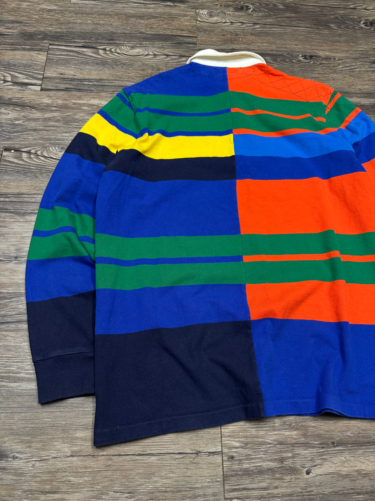 POLO RALPH LAUREN
HI-TECH STRIPED LS POLO (L)
