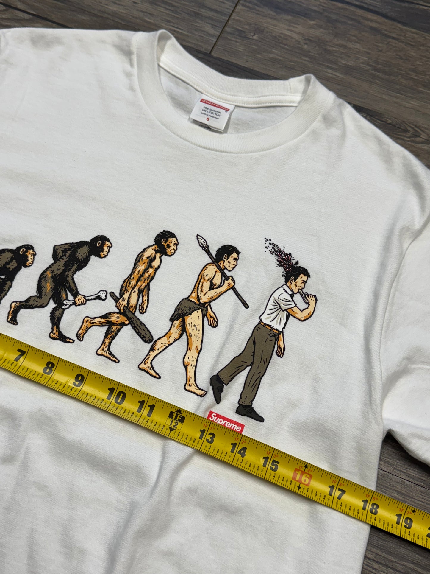 SUPREME EVOLUTION WHITE TEE (S)