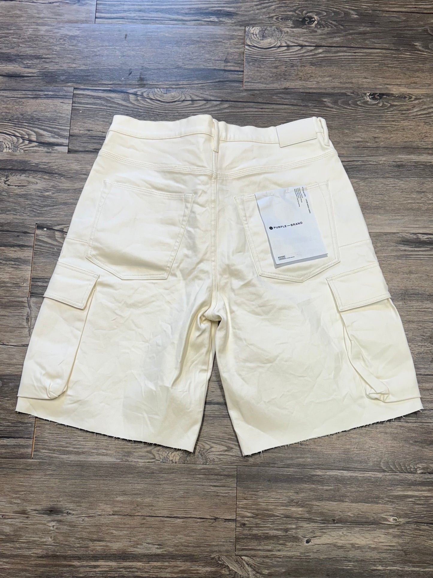 PURPLE WAXED SHORTS (36)