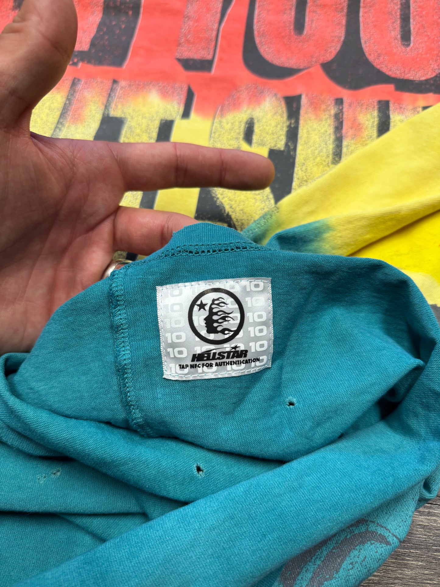 HELLSTAR RASTA GRAPHIC TEE (L)
