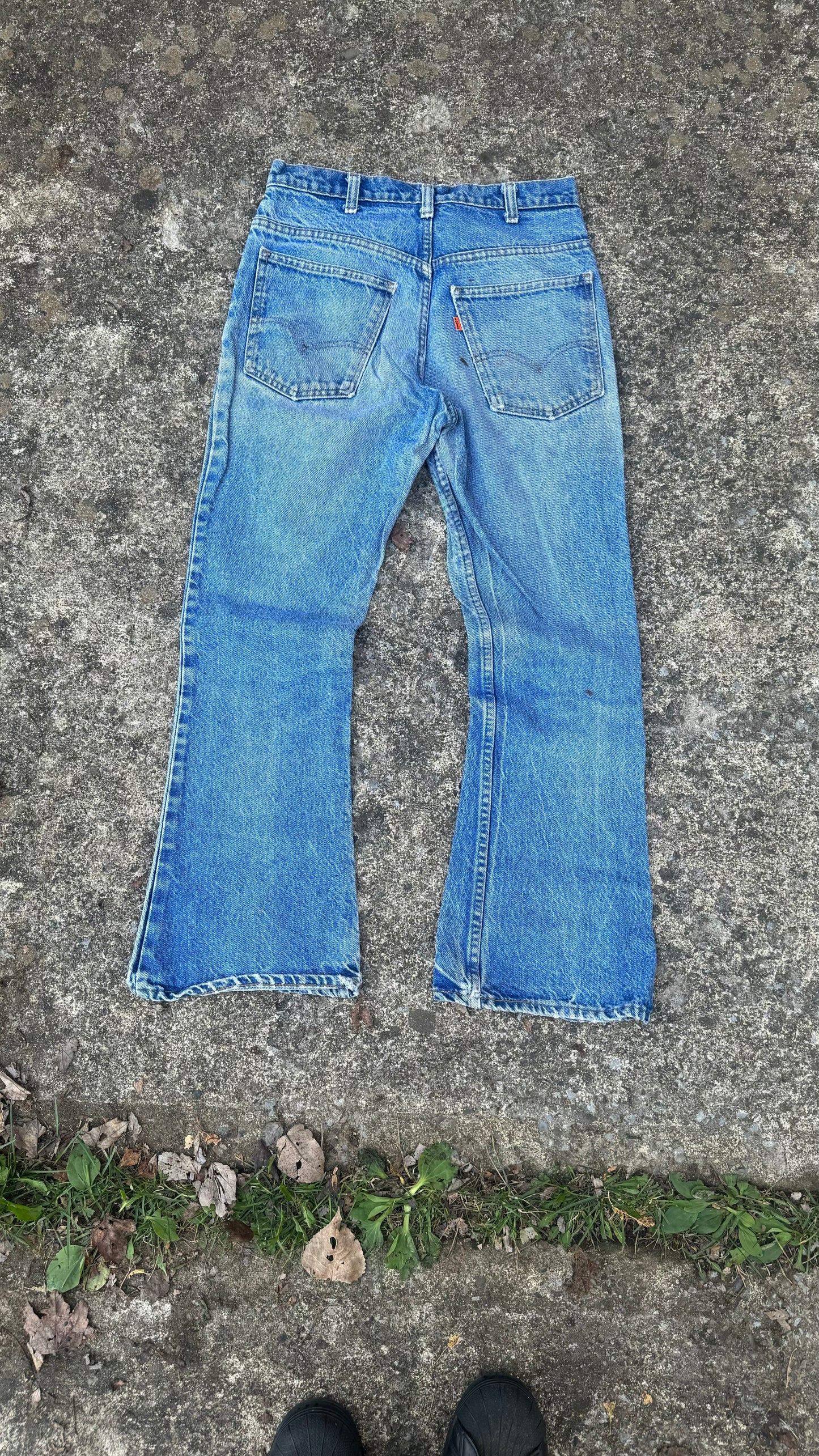 LEVI'S ORANGE TAB FLARE DENIM (34)