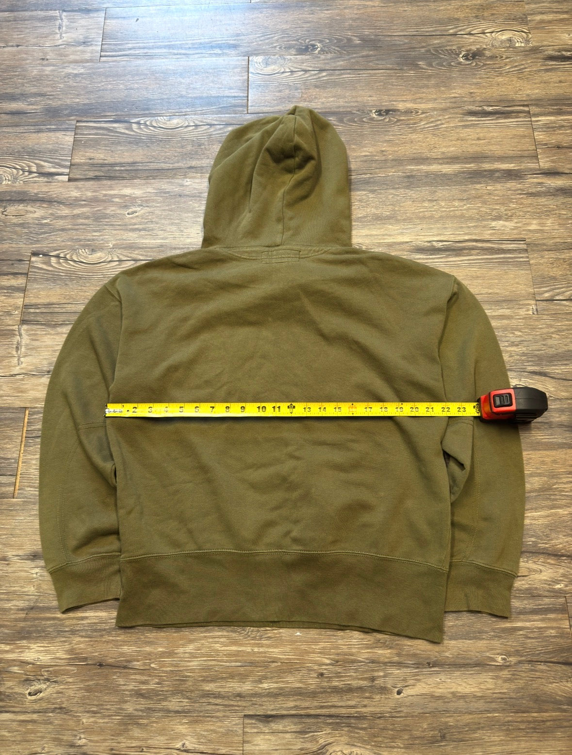 POLO RALPH LAUREN DENIM & SUPPLY OLIVE GREEN SCUBA HOODIE (M)
