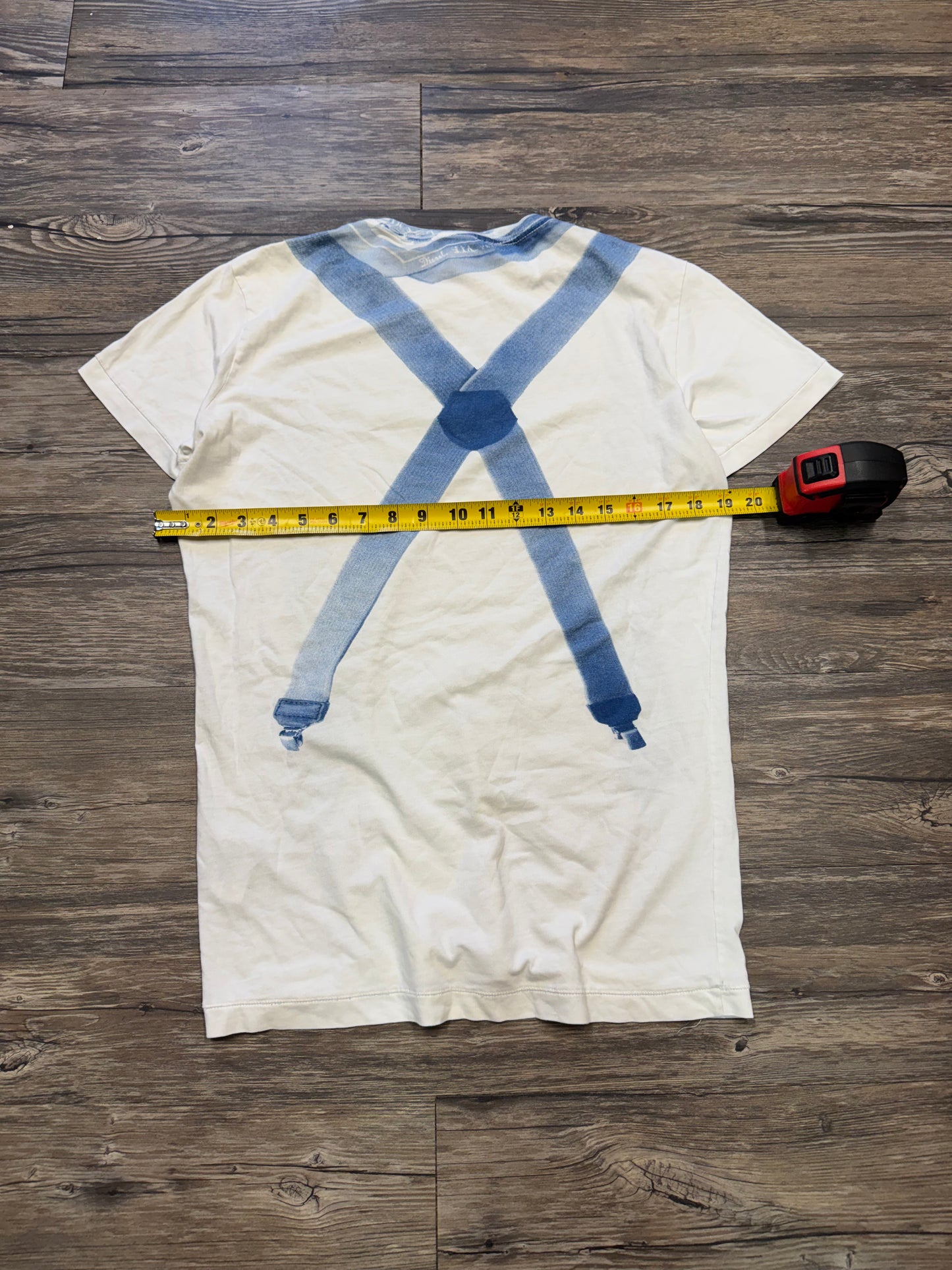 00’s DIESEL SUSPENDER BANDANA TEE (M)