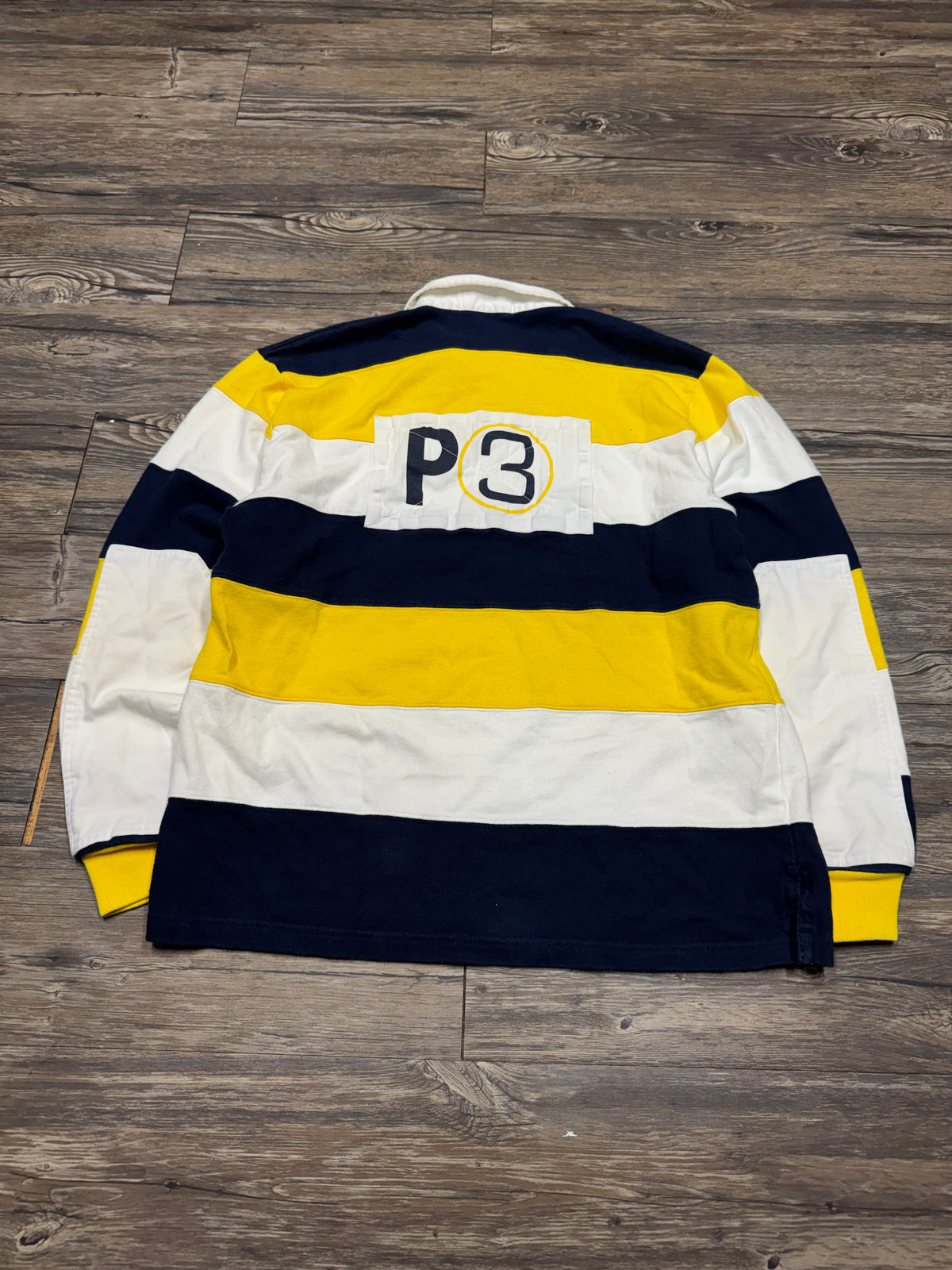 POLO RALPH LAUREN SPORT 90’s STRIPED RUGBY SHIRT (S)