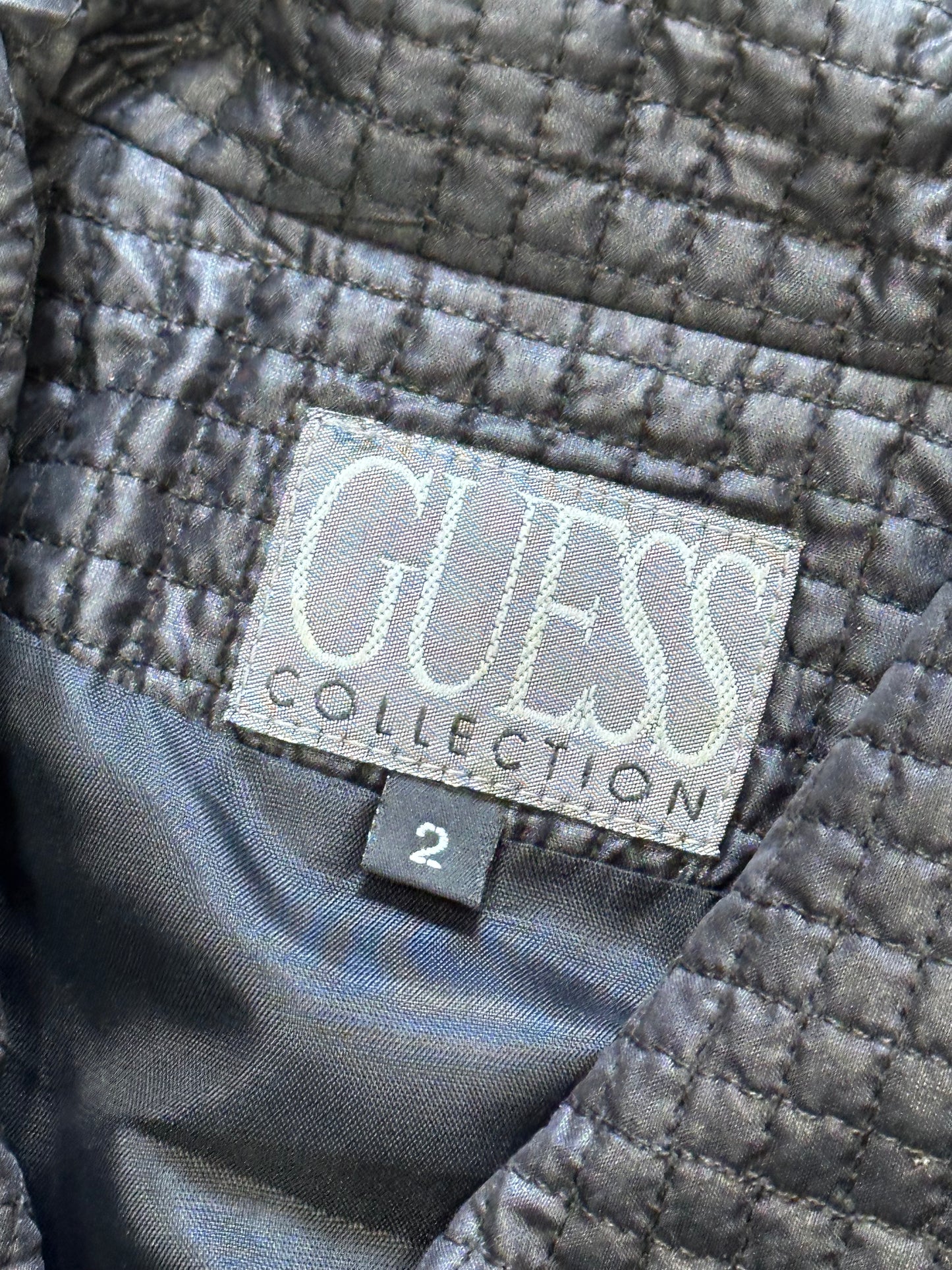 Y2K GUESS ZIP-UP JACKET (SMALL)