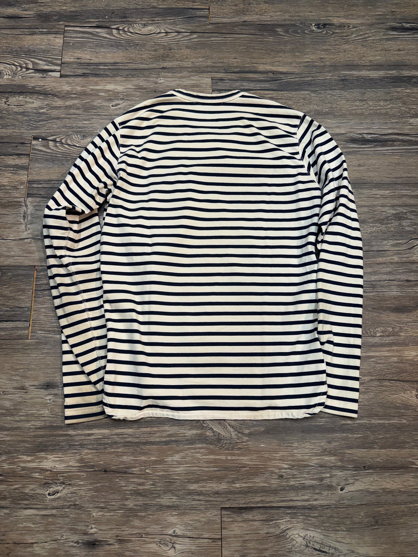 JUNYA WATANABE STRIPPED LONG SLEEVE T-SHIRT (MEDIUM)