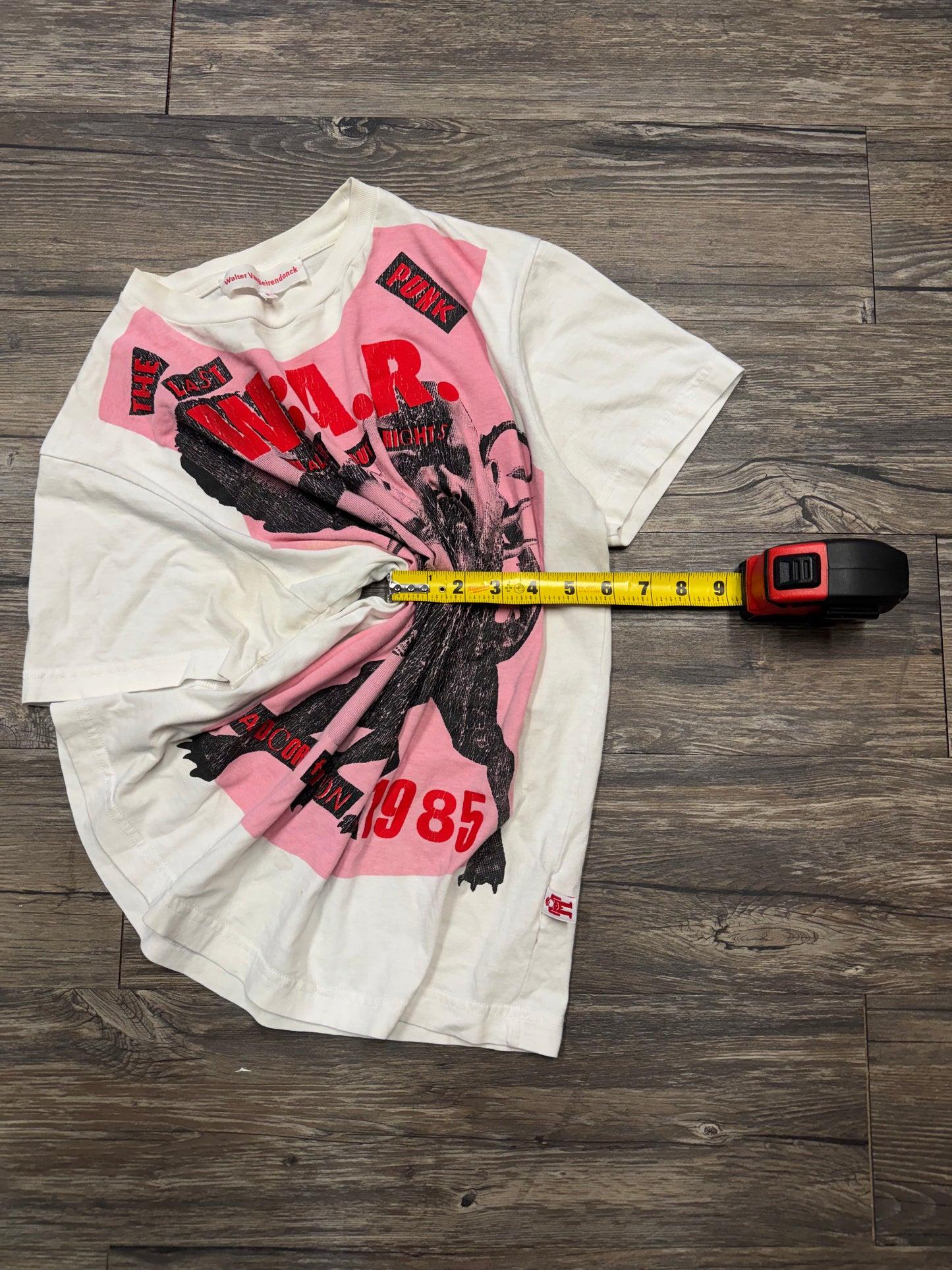 WALTER VAN BEIRENDOCK PUNK WAR TEE (M)