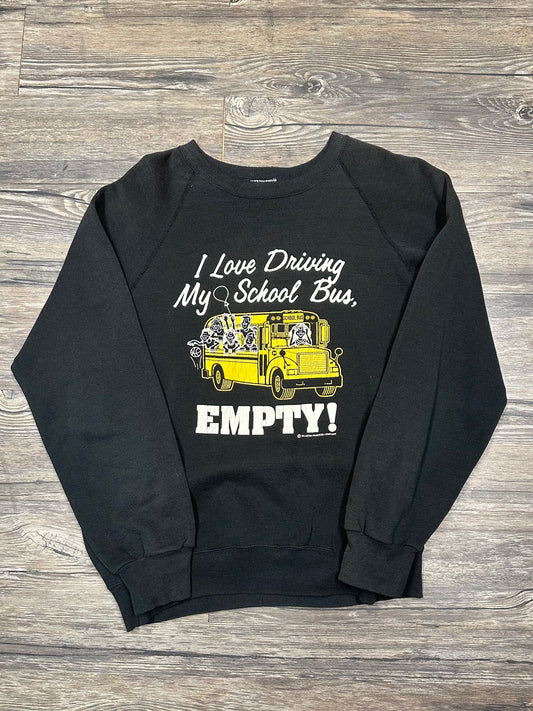 VINTAGE I LOVE MY SCHOOL BUS CREWNECK (MEDIUM)