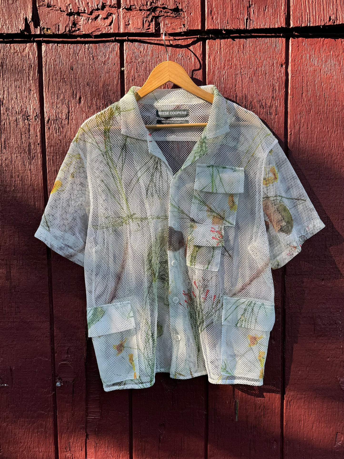 REESE COOPER NETTED POLO (L)