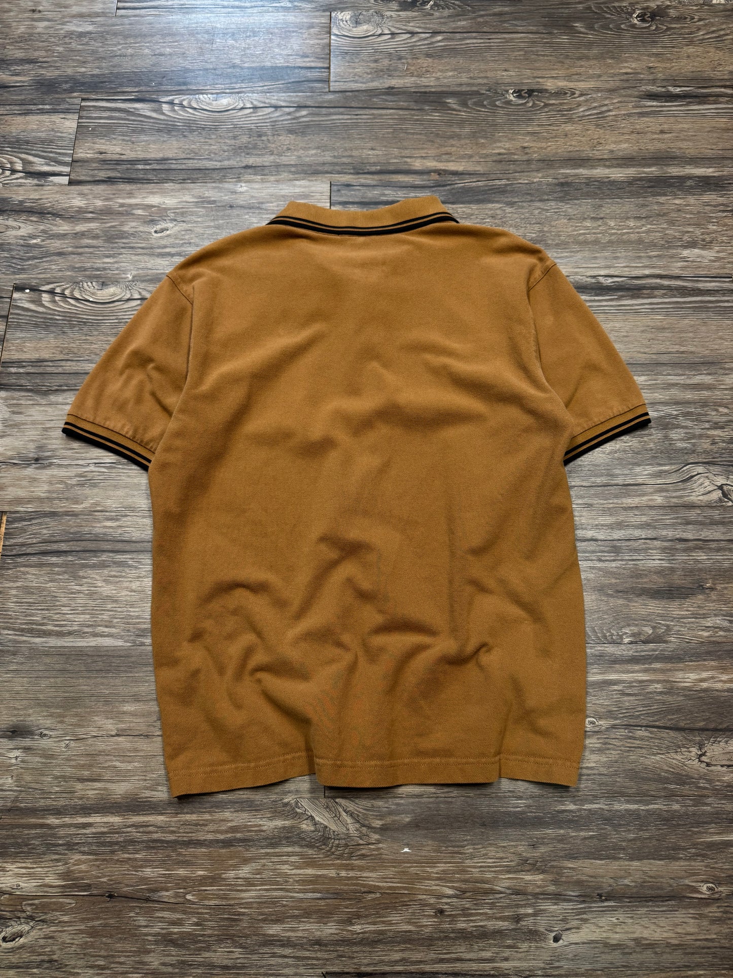 FRED PERRY TWIN TIPPED POLO SHIRT (L)