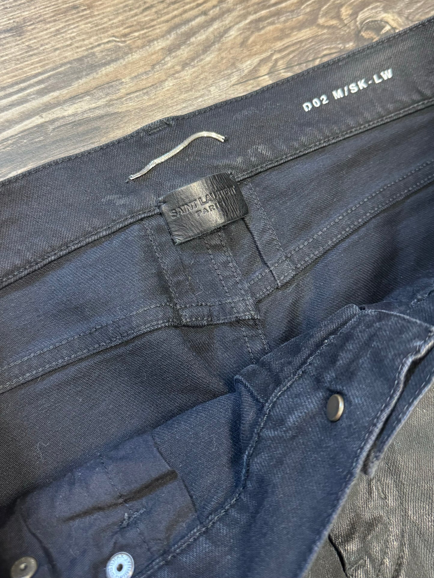 SAINT LAURENT WAXED DENIMS (32)