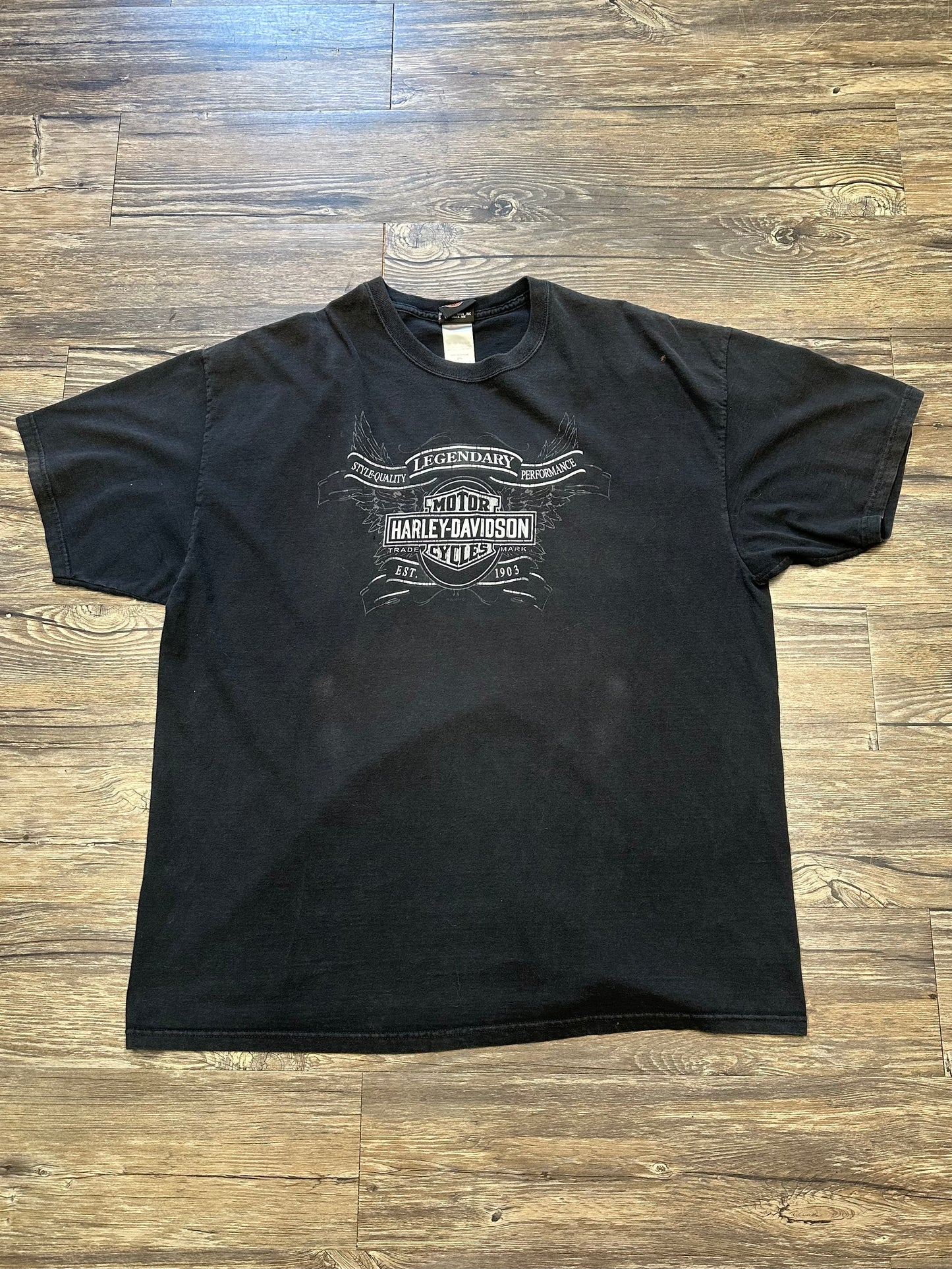 PLOURDES HARLEY DAVIDSON GRAPHIC T-SHIRT (2XL)