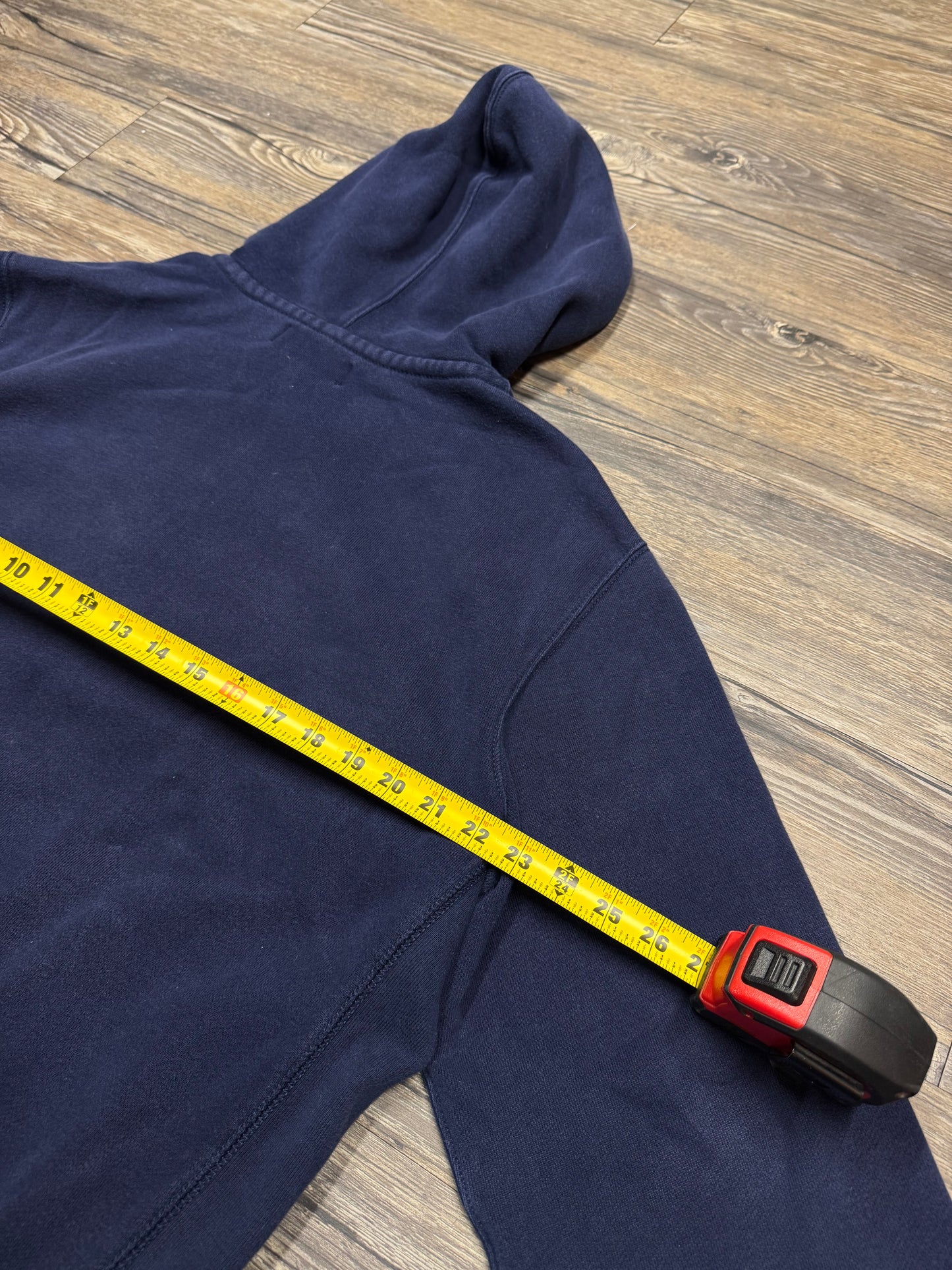 POLO RALPH LAUREN ‘DARK BLUE’ ZIP UP HOODED SWEATSHIRT (XL)