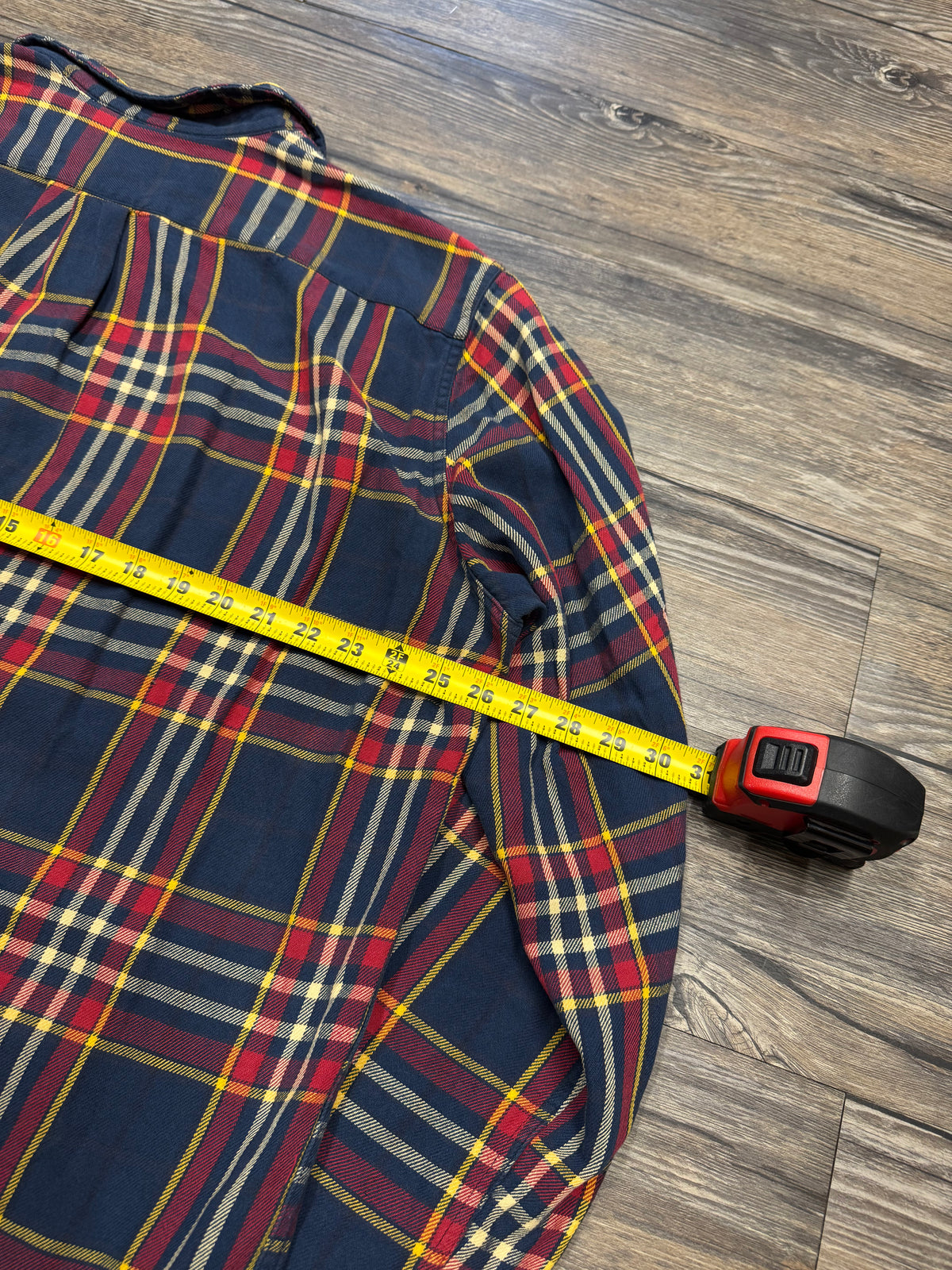 ABERCROMBIE & FITCH MULTI-COLORED FLANNEL (XL)