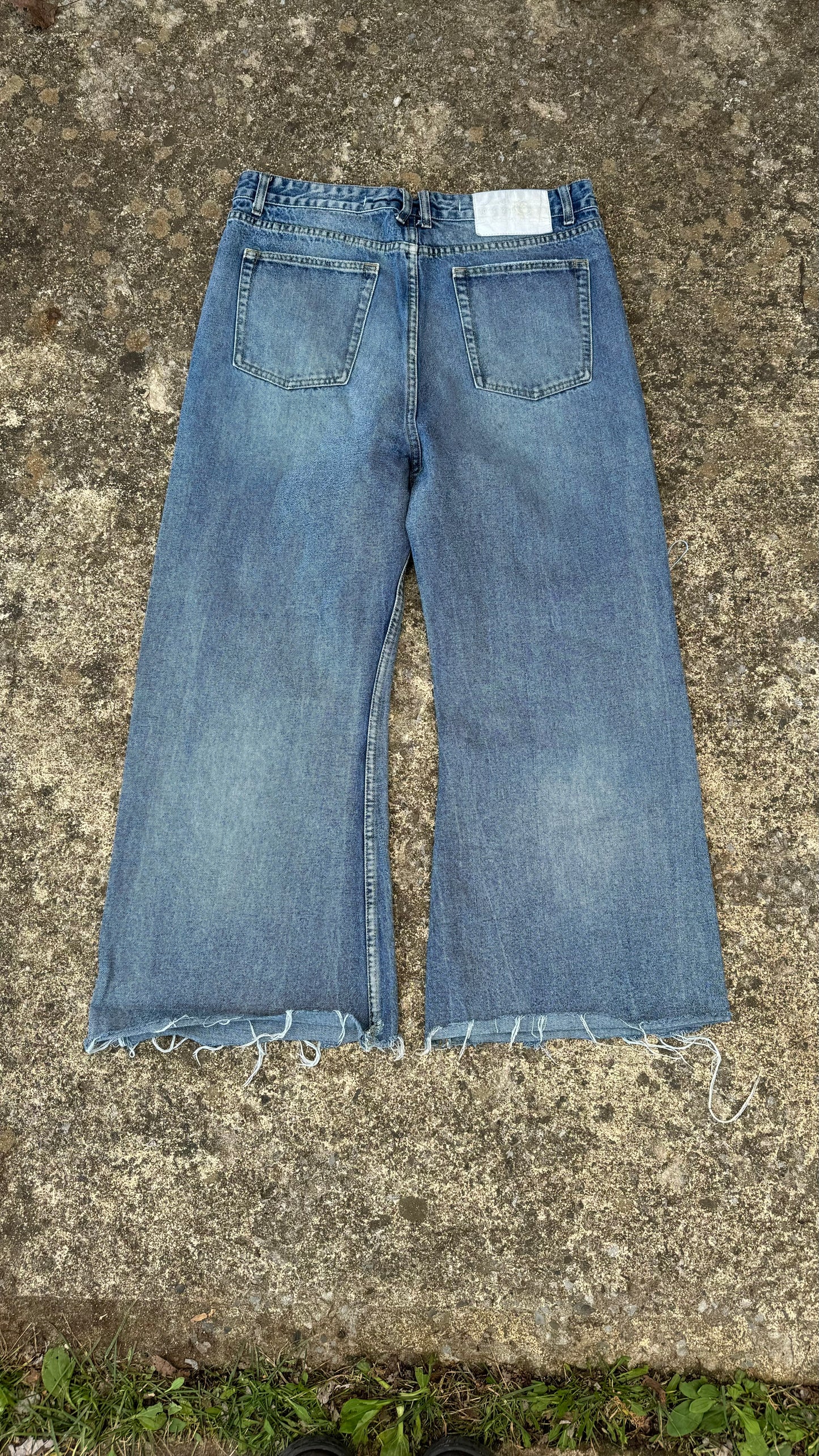 MM6 MAISON MARGIELA WIDE LEG DENIM (32?)