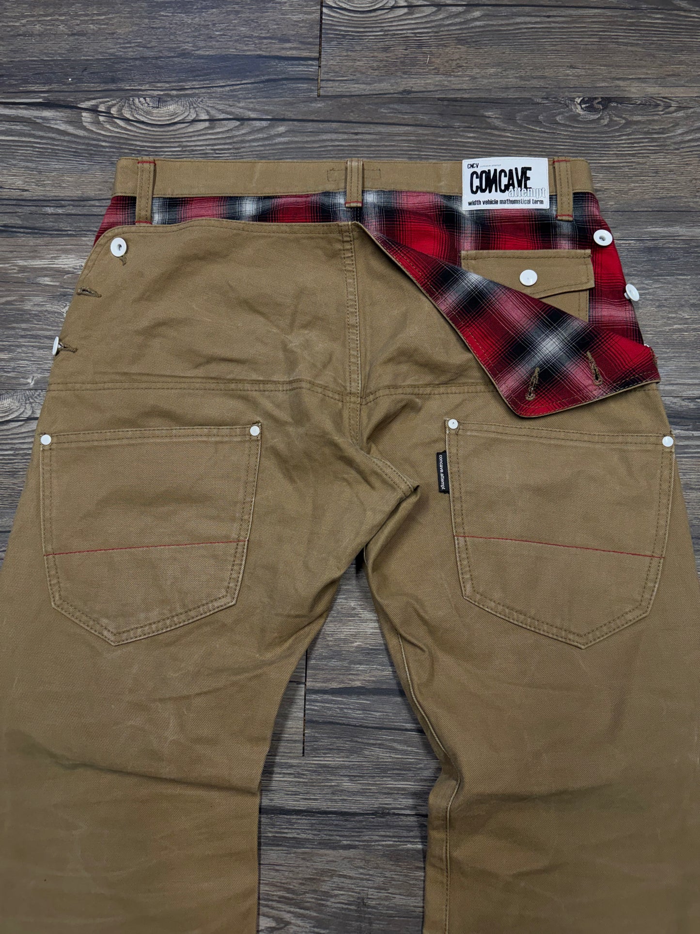 CONCAVE BUTTON FLAP WORK PANTS (34)
