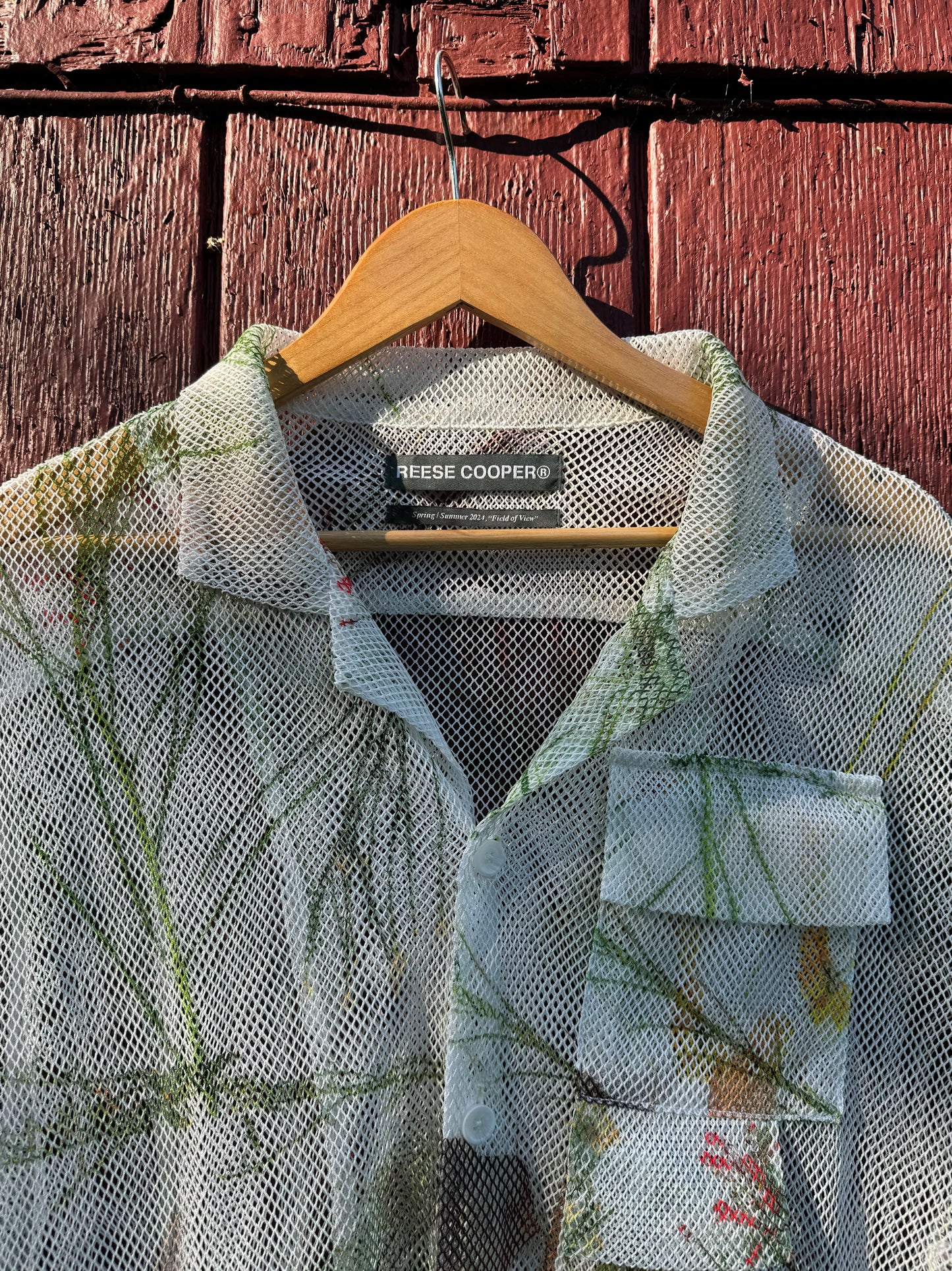 REESE COOPER NETTED POLO (L)
