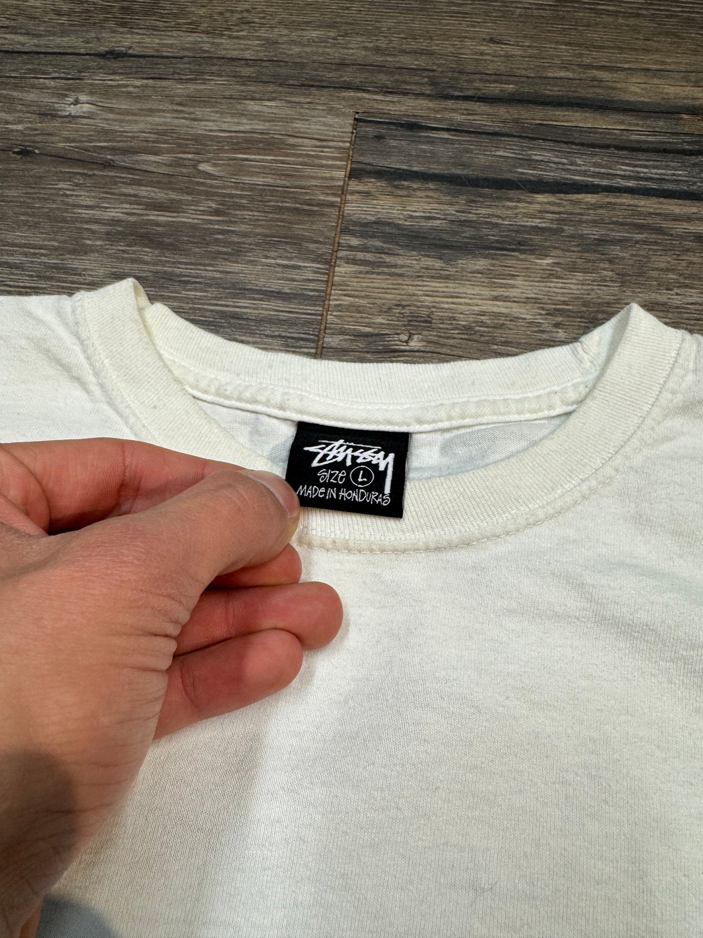 STUSSY WORLDWIDE 3D GLOBE T-SHIRT (LARGE)