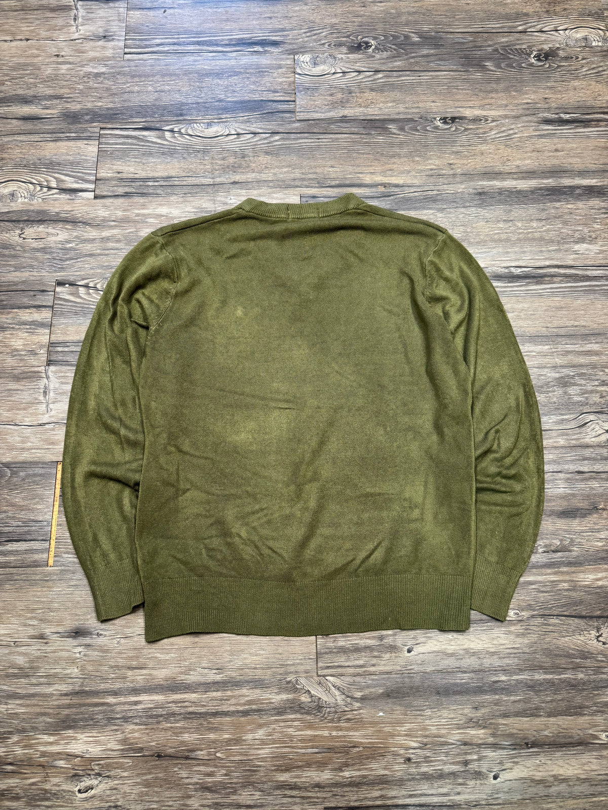 POLO RALPH LAUREN V NECK KNIT SWEATER (XL)