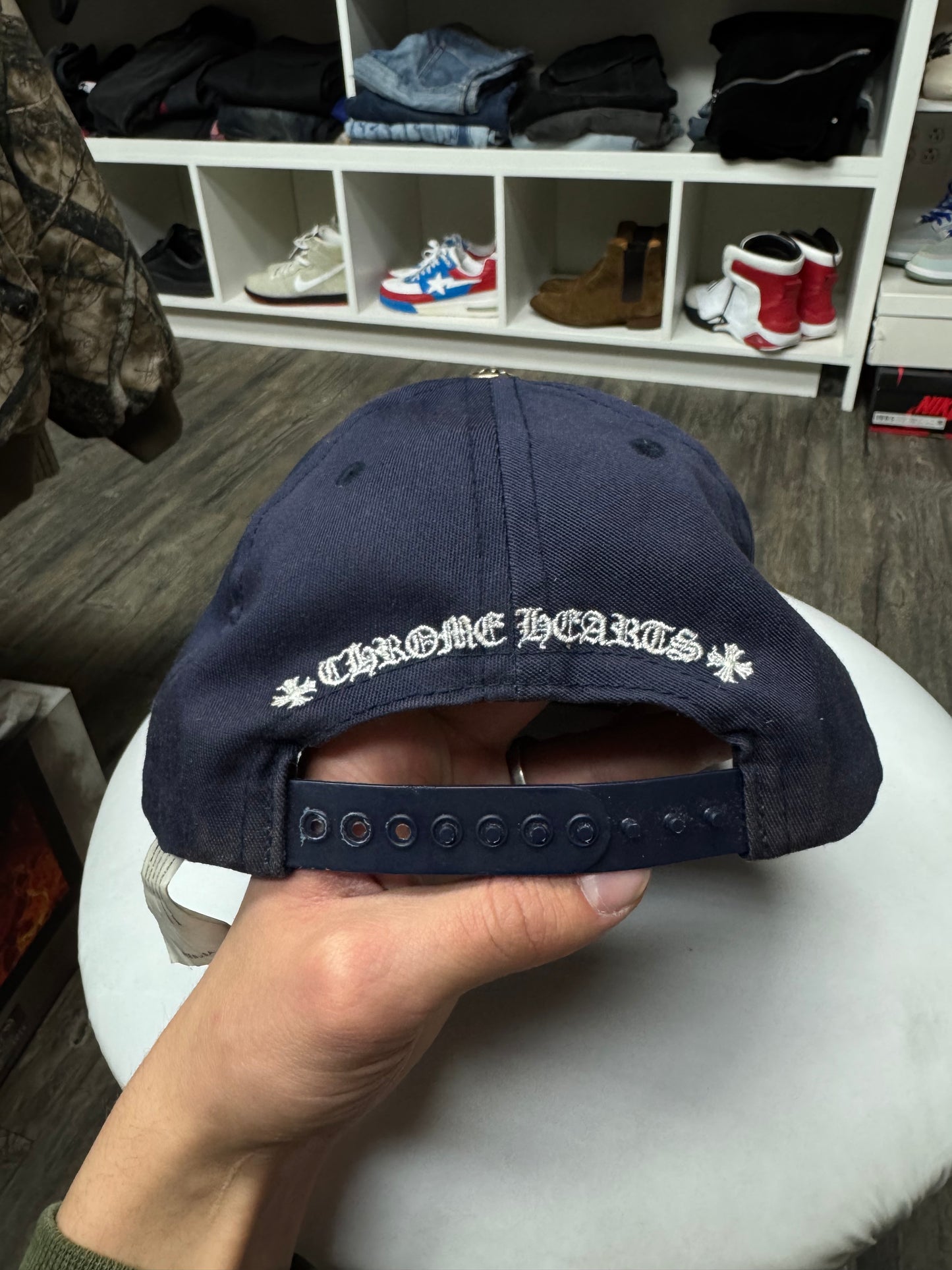 CHROME HEARTS EMBROIDERED ADJUSTABLE CAP