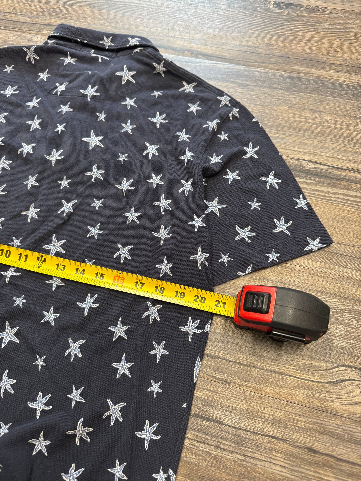 POLO RALPH LAUREN STARFISH AOP SHIRT (L)