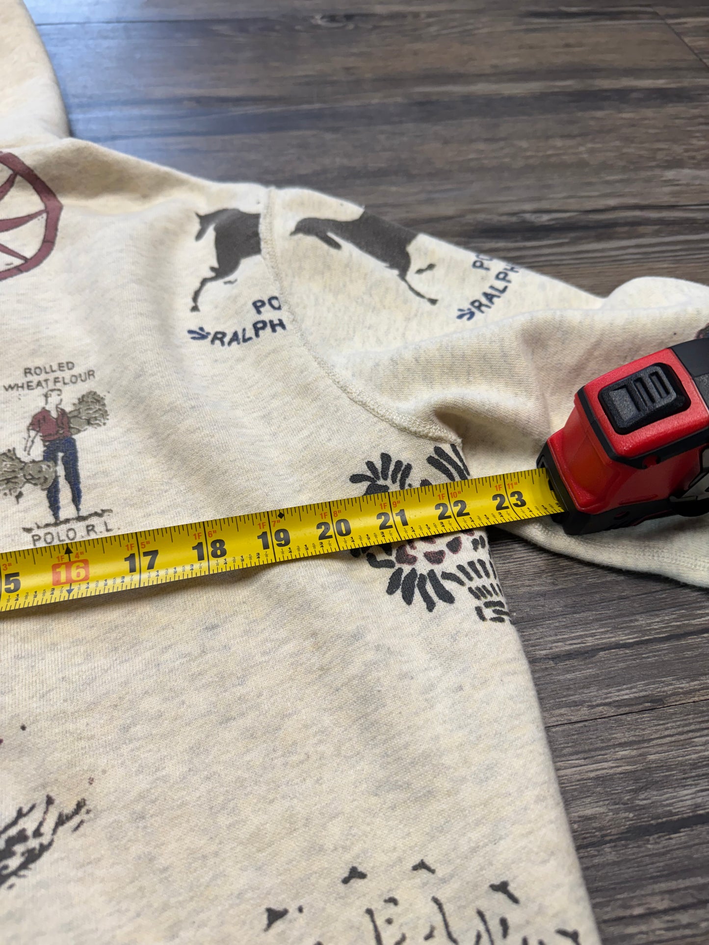 POLO RALPH LAUREN FARM SKETCHES HOODIE (M)