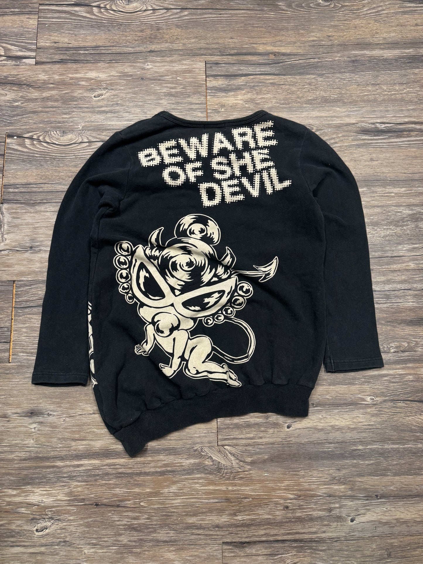 HYSTERIC GLAMOURS 'HYSTERIC MINI' CREWNECK (M)