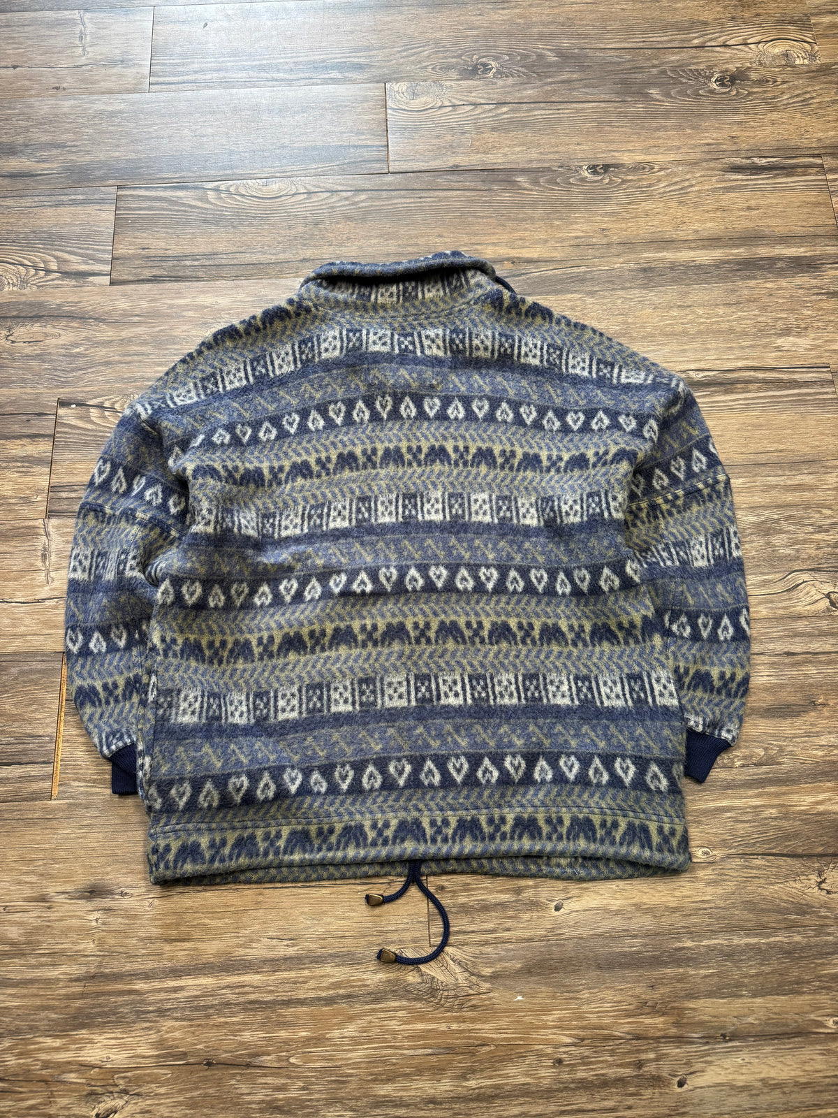 FRENCH COUNTRY EXPRESS AZTEC FLEECE QUARTER ZIP (XS)