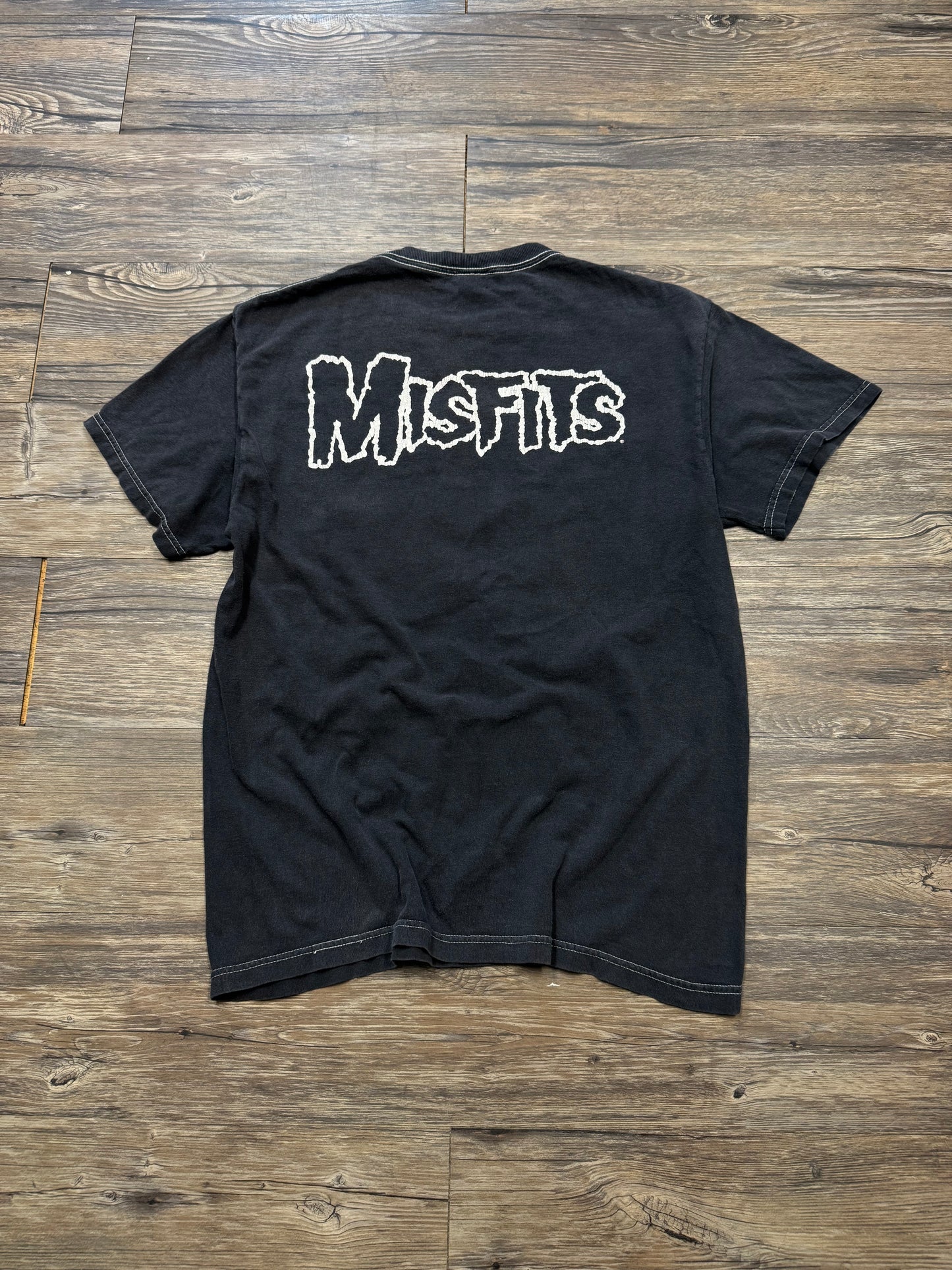 MISFITS 2004 FADED BOXY TEE (M)