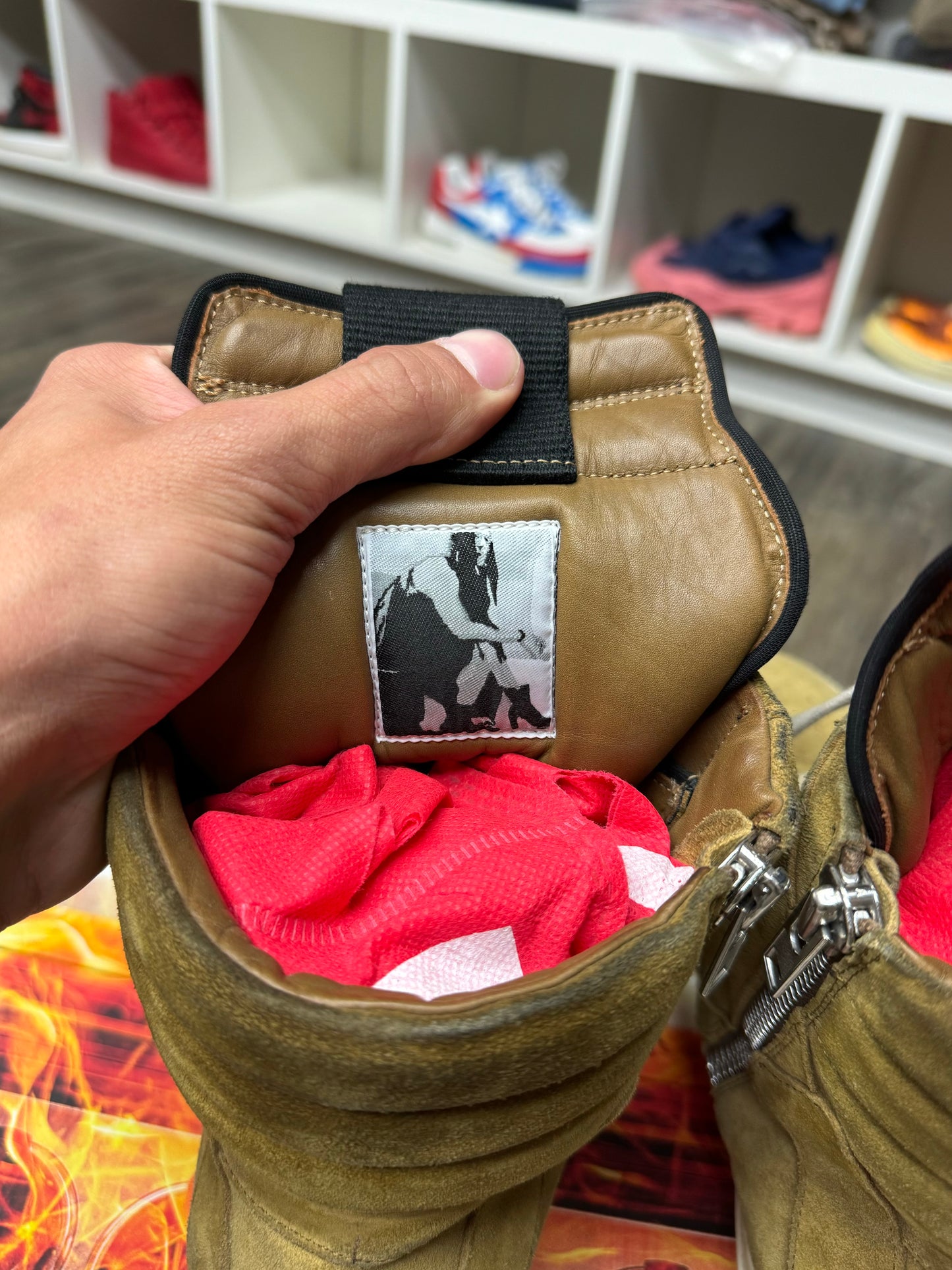 RICK OWENS GEO BASKET (42.5 9.5)