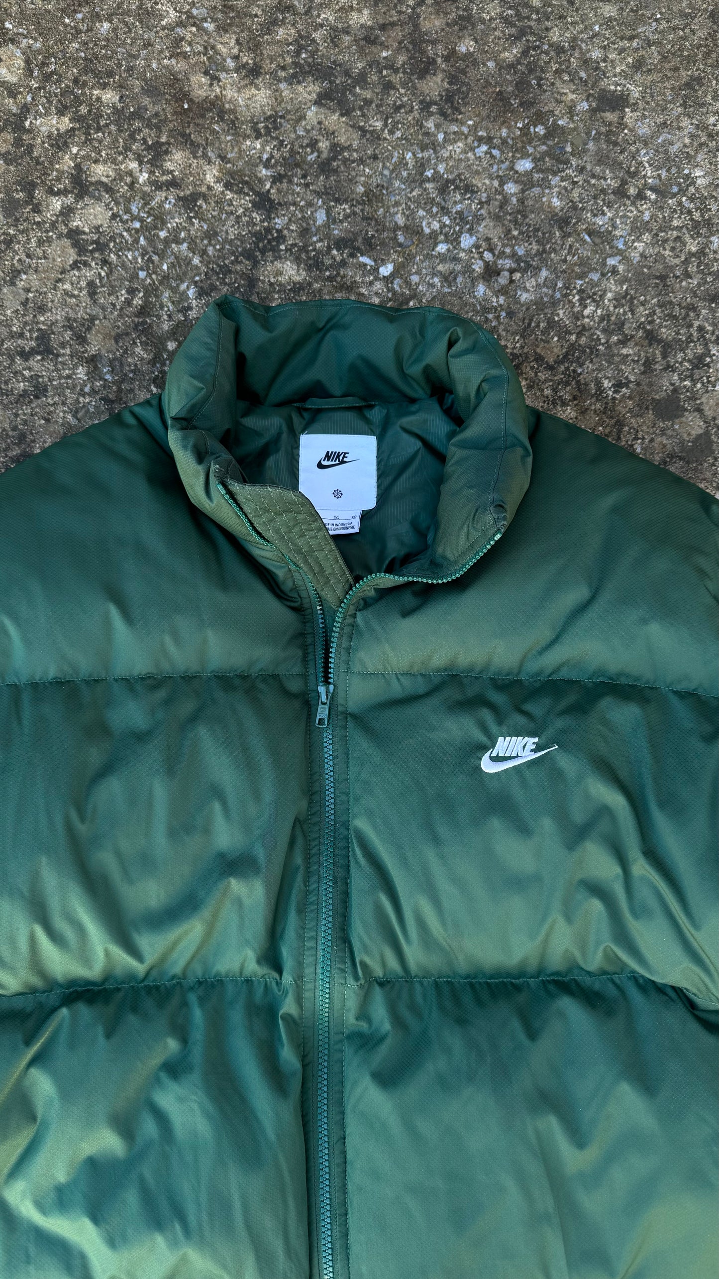 NIKE GREEN PUFFER (XL)