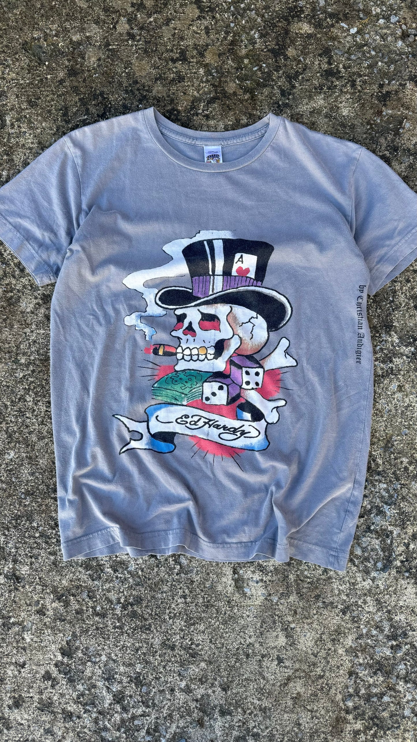ED HARDY GRAPHIC TEE (M)