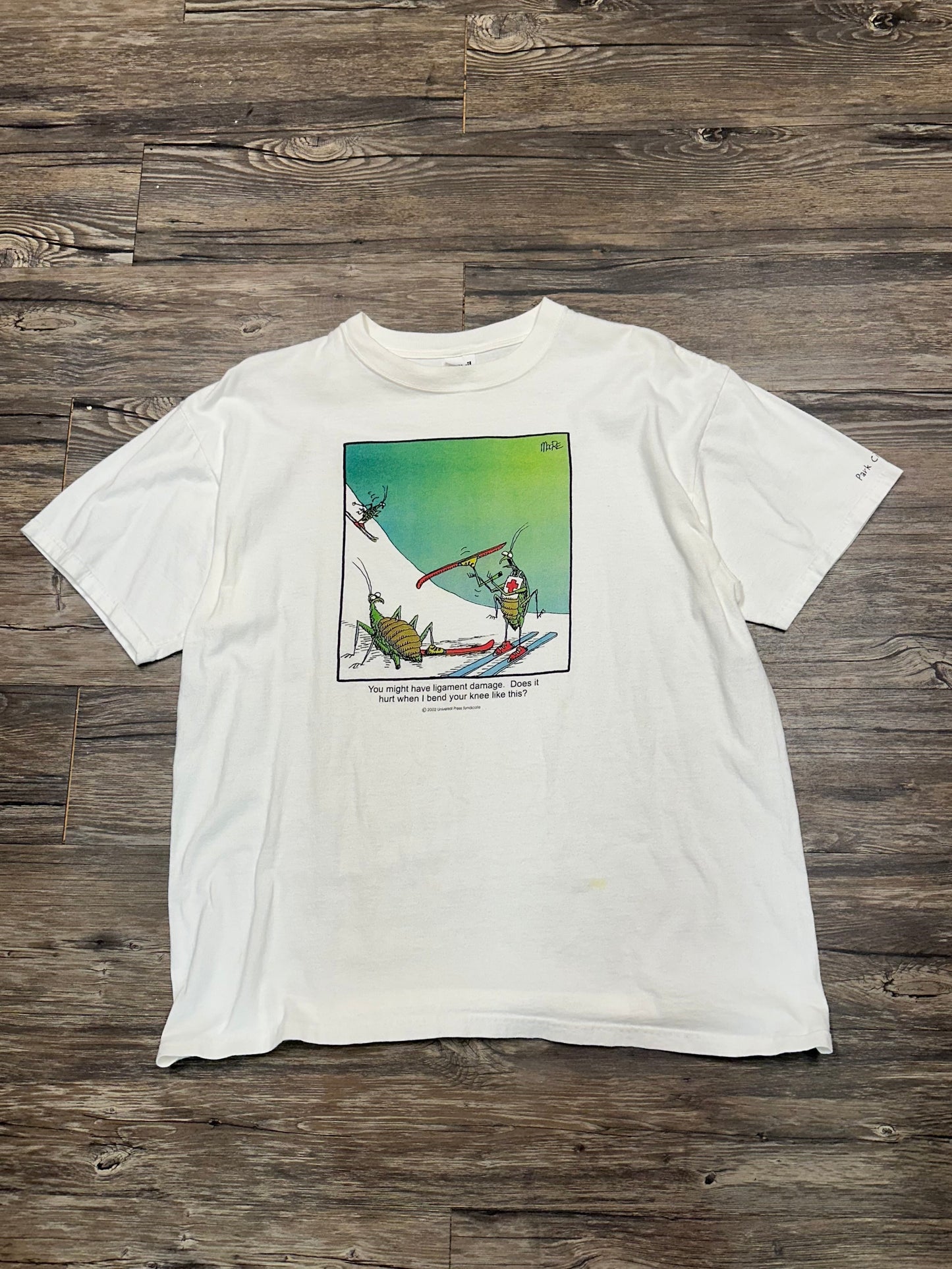 90’s FUNNY CARTOON GRAPHIC T-SHIRT (XL)