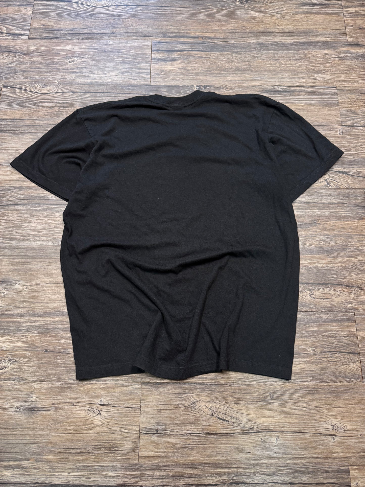 SUPREME SS19 GREETINGS BLACK TEE (L)