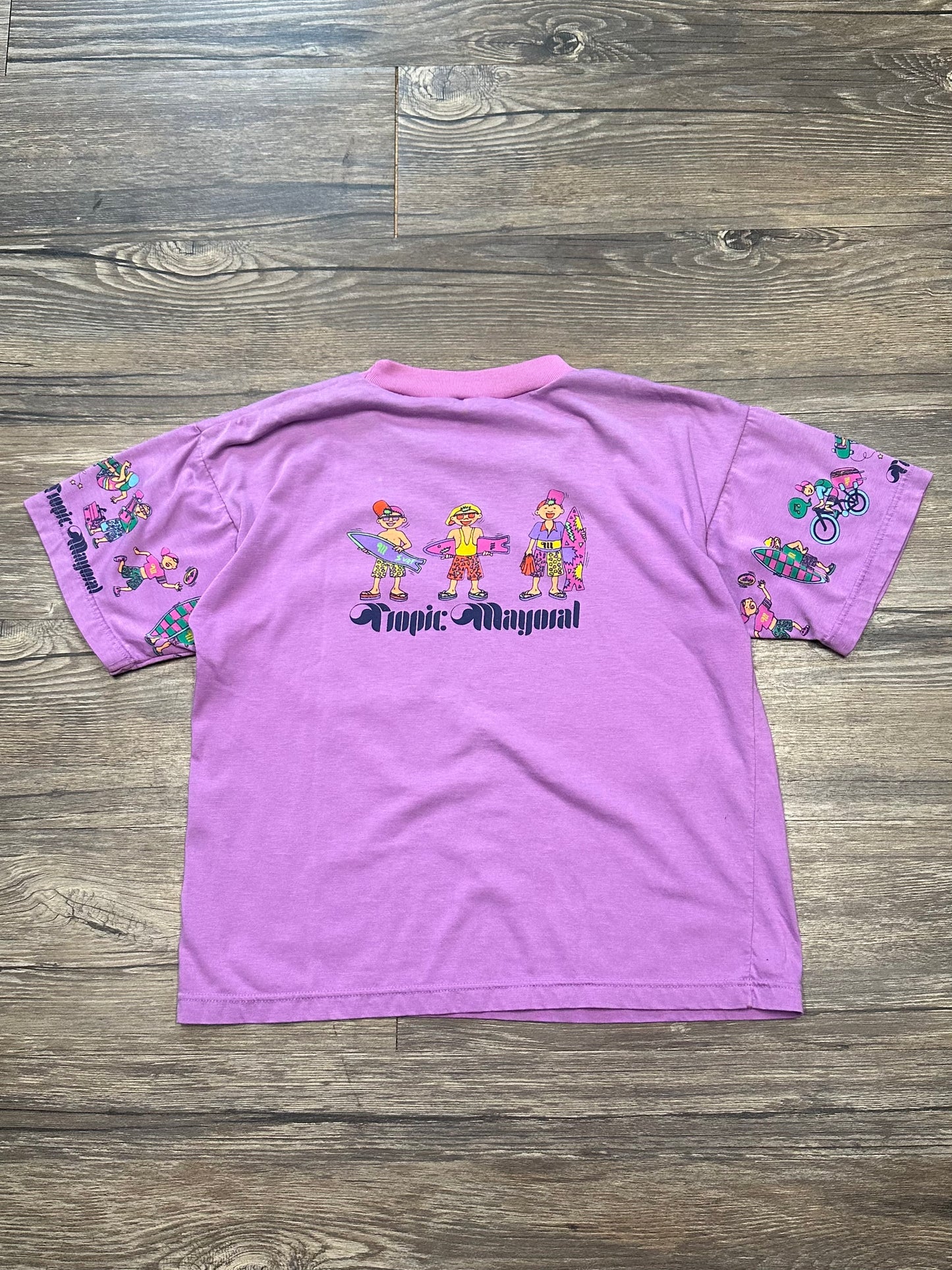 Y2K TOPIC GRAPHIC BABY T-SHIRT (SMALL)