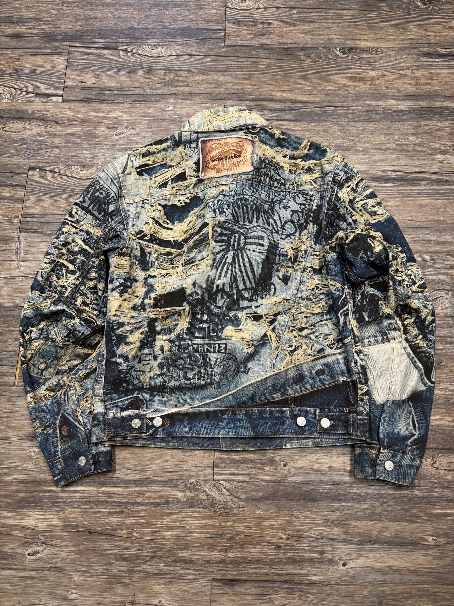 ACNE STUDIOS TROMP L'OEIL JEAN JACKET (L)