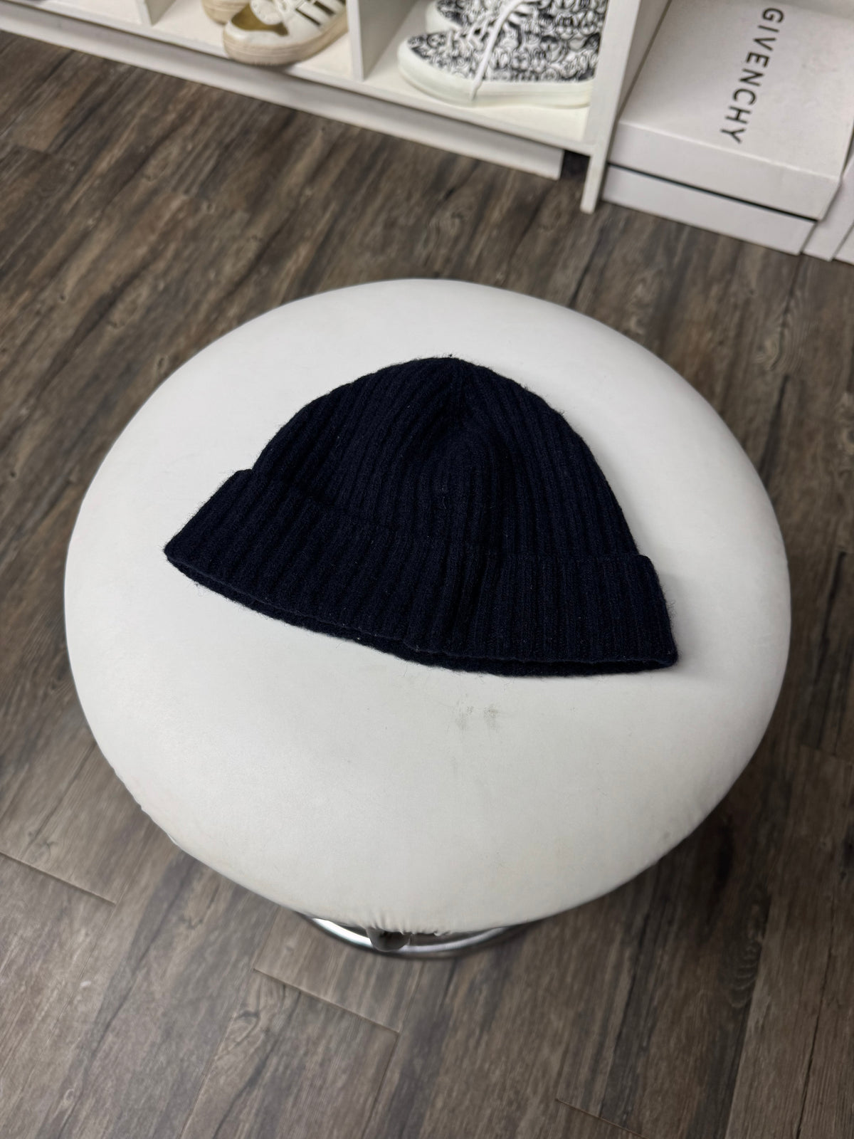 POLO RALPH LAUREN RL67 KNITTED CASHMERE BEANIE (OS)