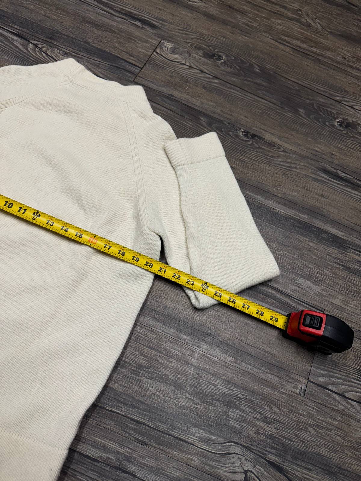 STONE ISLAND 1990’s MOCK NECK WOOL CREWNECK SWEATER (M)
