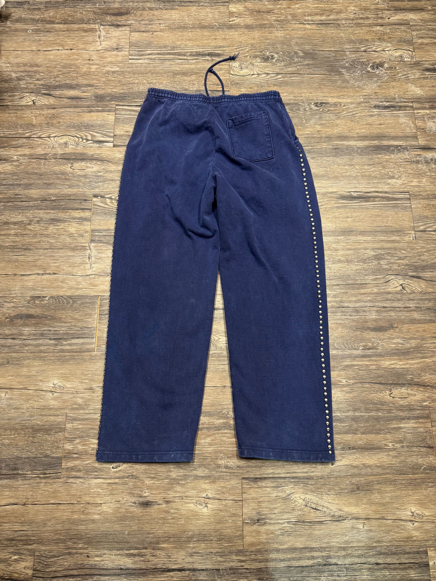 SP5DER WORLDWIDE BLUE SWEATPANTS (XL)