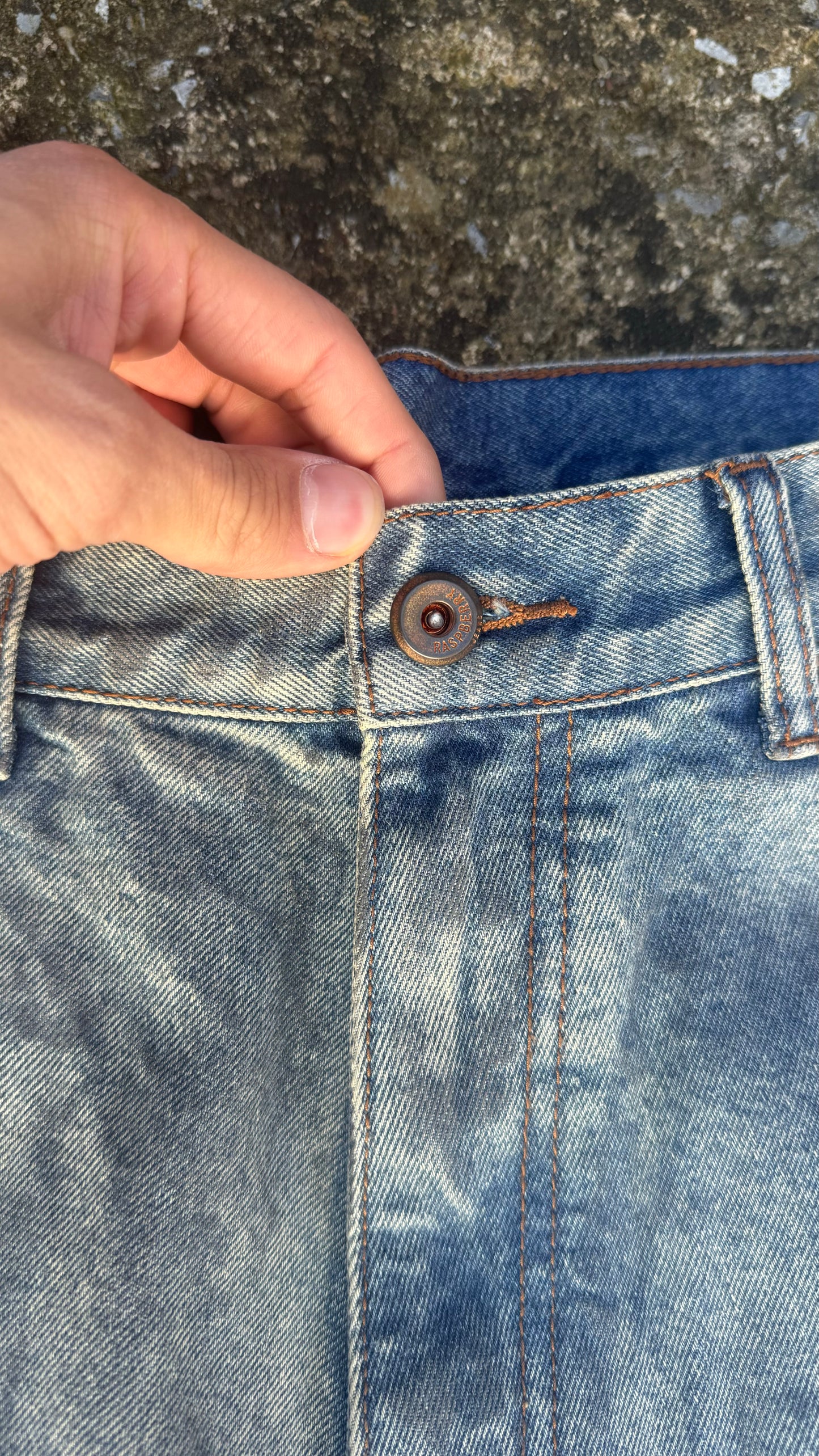 HMDD RASPBERRY DENIM SHORTS (XL)