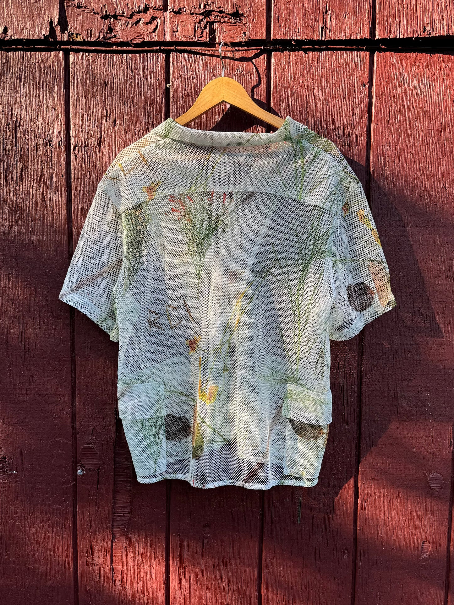 REESE COOPER NETTED POLO (L)